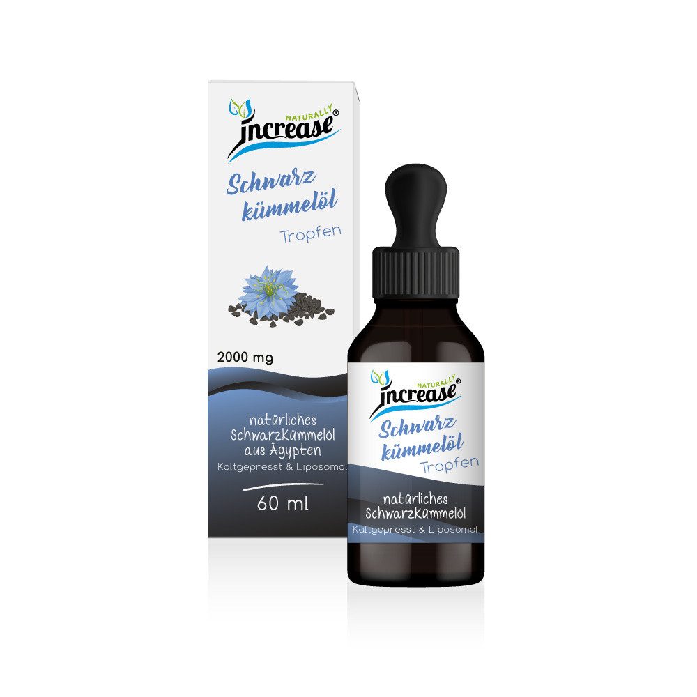Liposomales Schwarzkümmelöl - 2000mg Schwarzkümmel pro Tag Tropfen