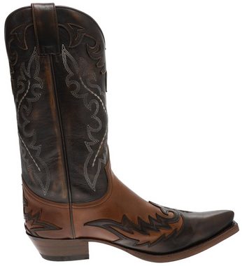 Sendra Boots 9669 Marron Herren Westernstiefel Braun Cowboystiefel