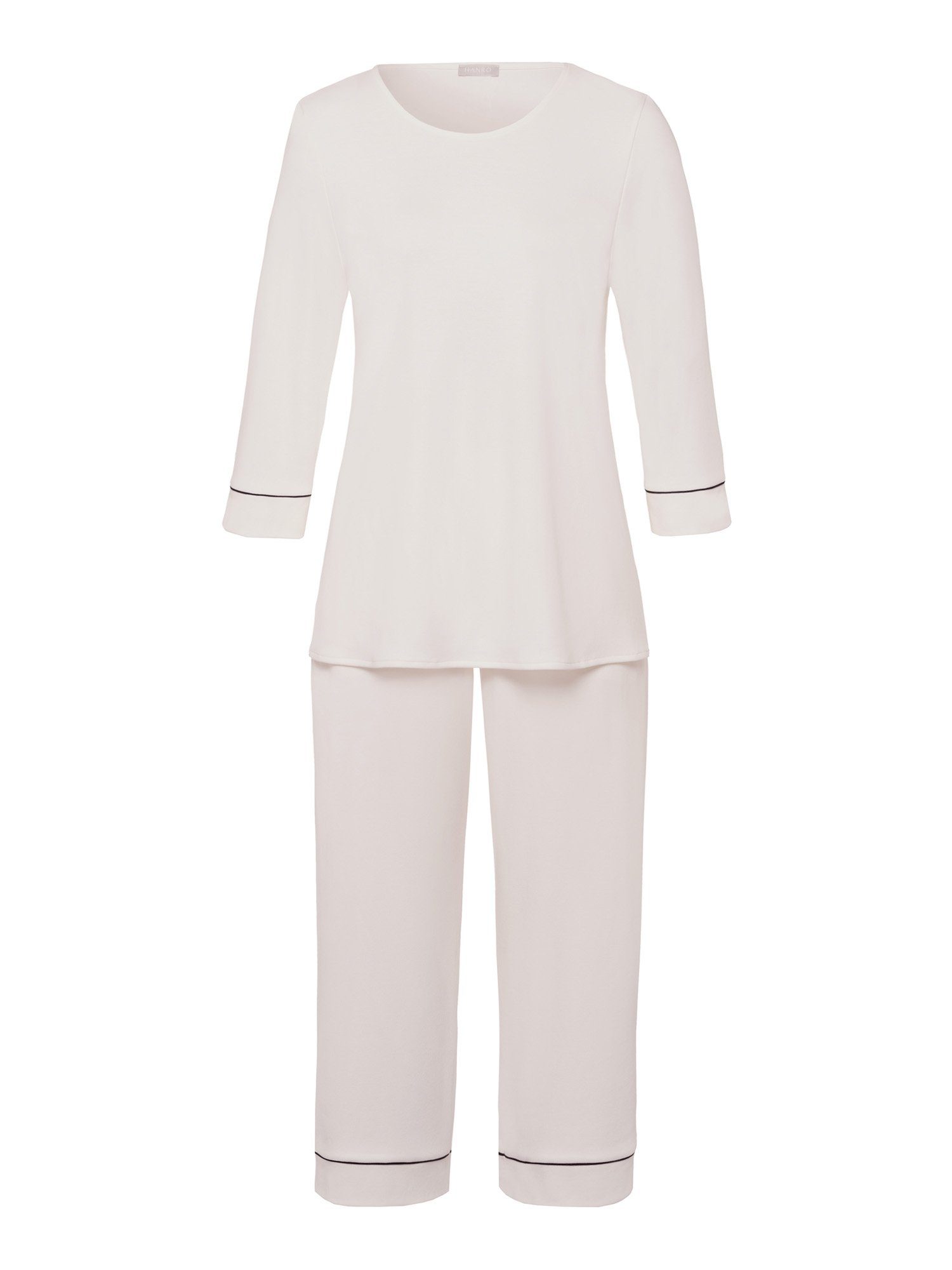 Hanro Pyjama Natural Comfort, 3/4 Arm (1 tlg) almond