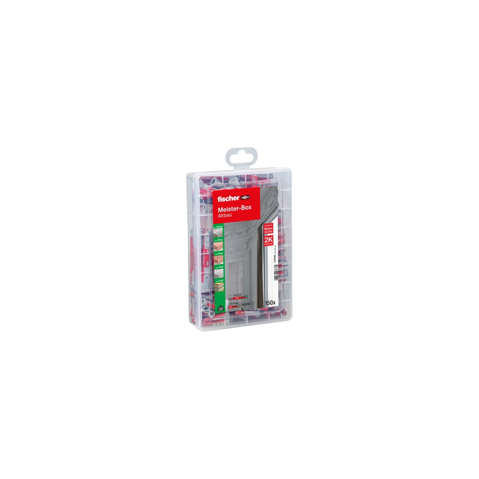 fischer Schrauben- und Dübel-Set fischer Meister-Box Altbau (150 Teile)