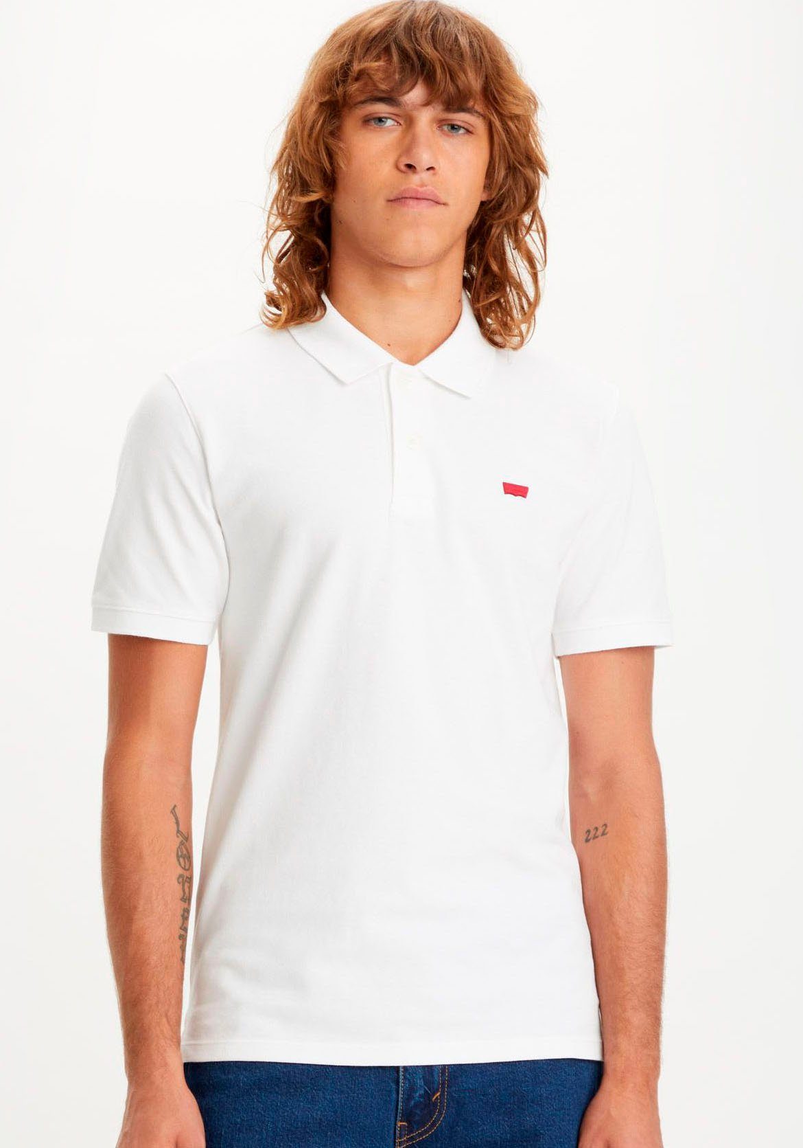 bright LE POLO white SLIM Levi's® Poloshirt HOUSEMARK