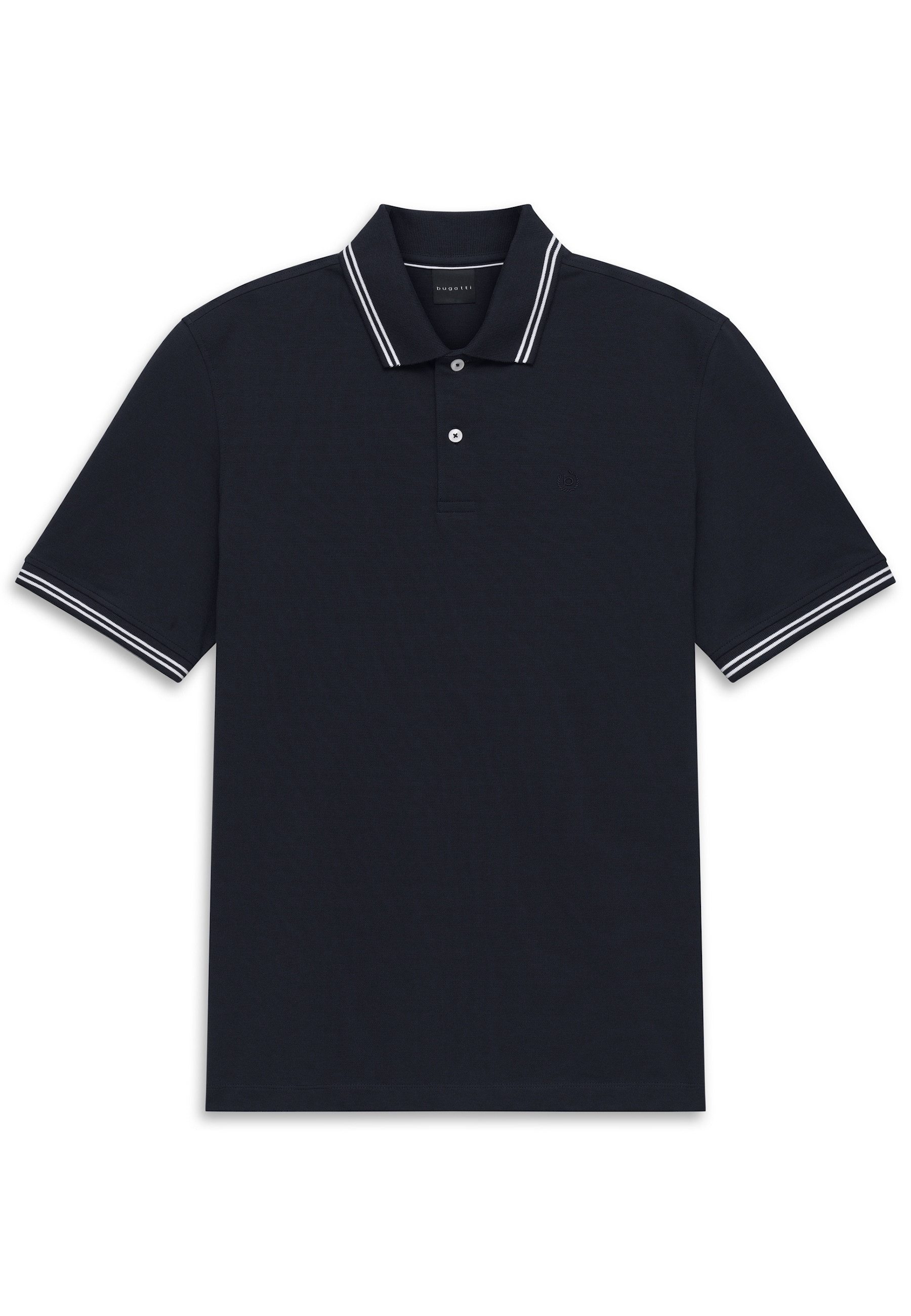 bugatti Poloshirt Modern Fit aus reiner Baumwolle – Bild 3 von 4