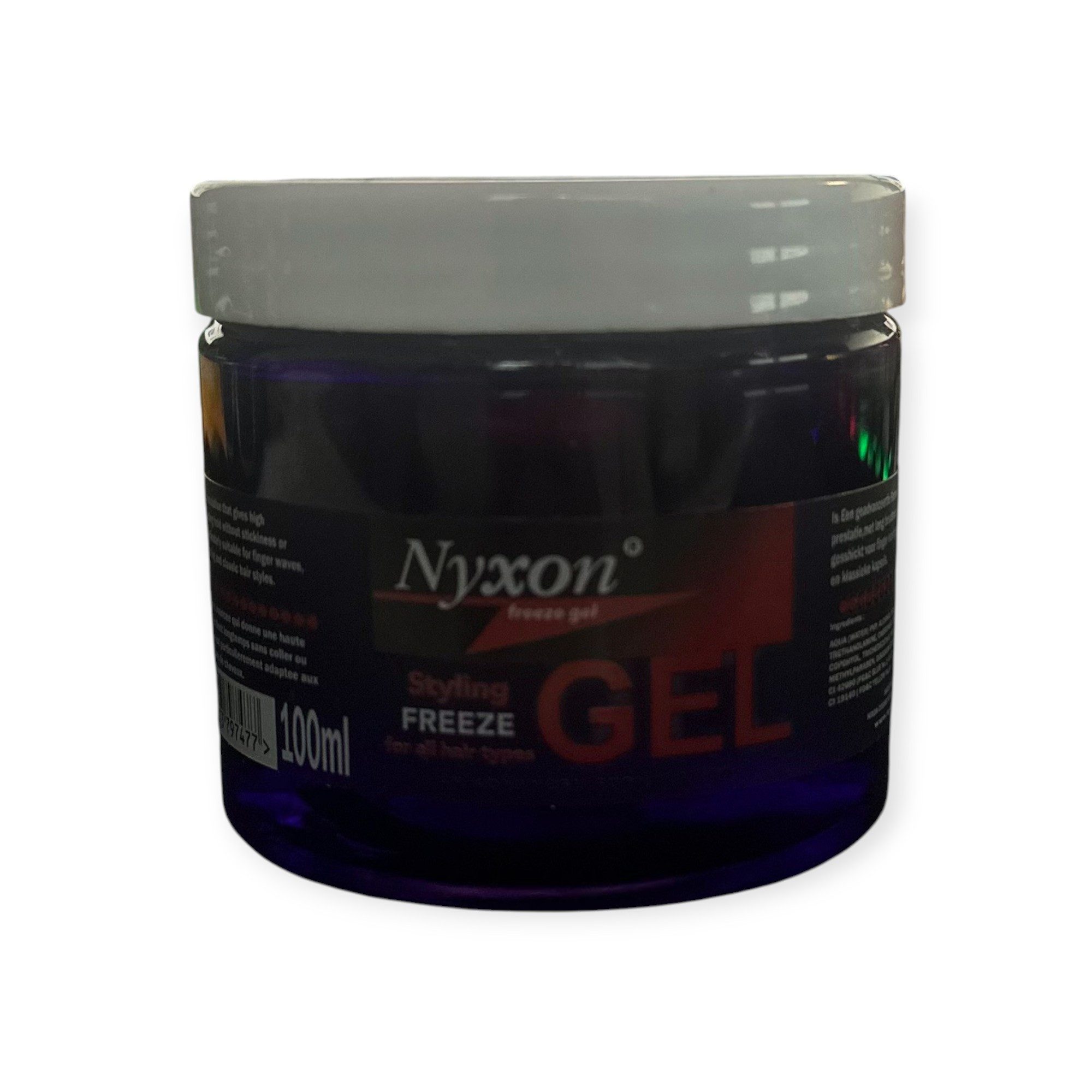 Nyxon Haargel Styling Freeze Limited, Ultrastarker Halt in praktischer Reisegröße (100 ml).