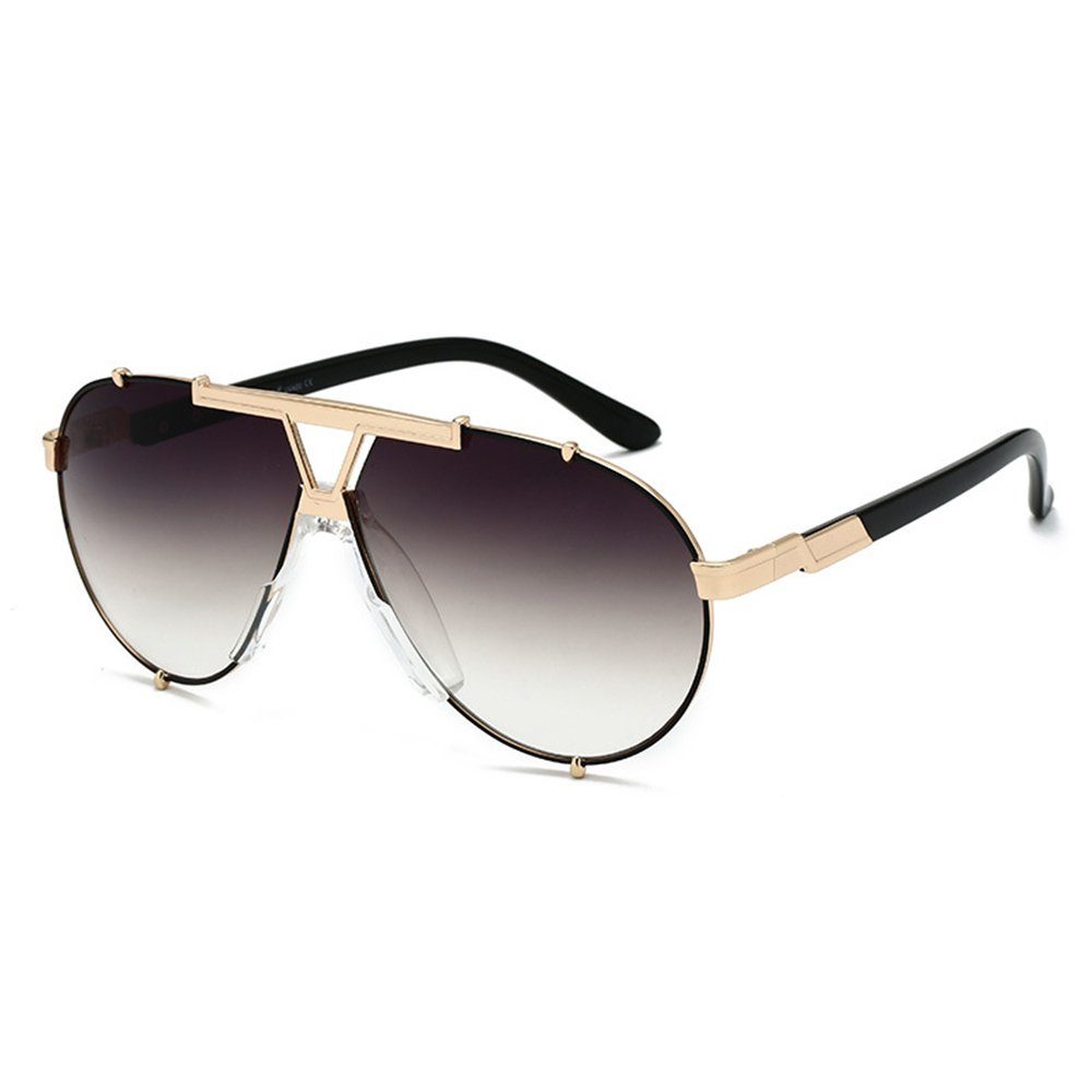 Housruse Sonnenbrille Herren-Sonnenbrille mit großem Rahmen und  Farbverlauf, Sonnenschutz (1-St)