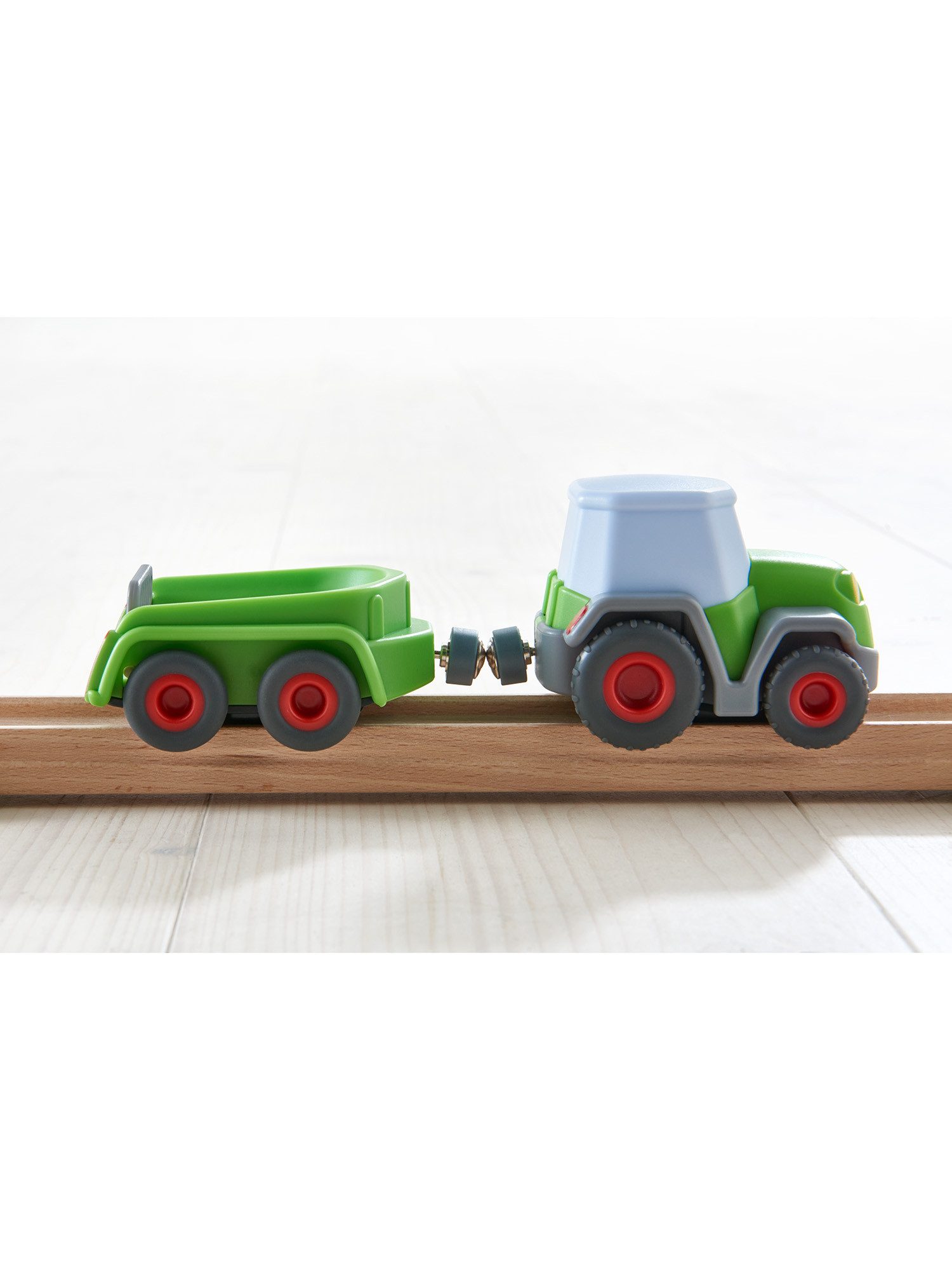 Haba Spielzeug-Traktor Kullerbü – Traktor mit Anhänger, unisex neutral günstig online kaufen