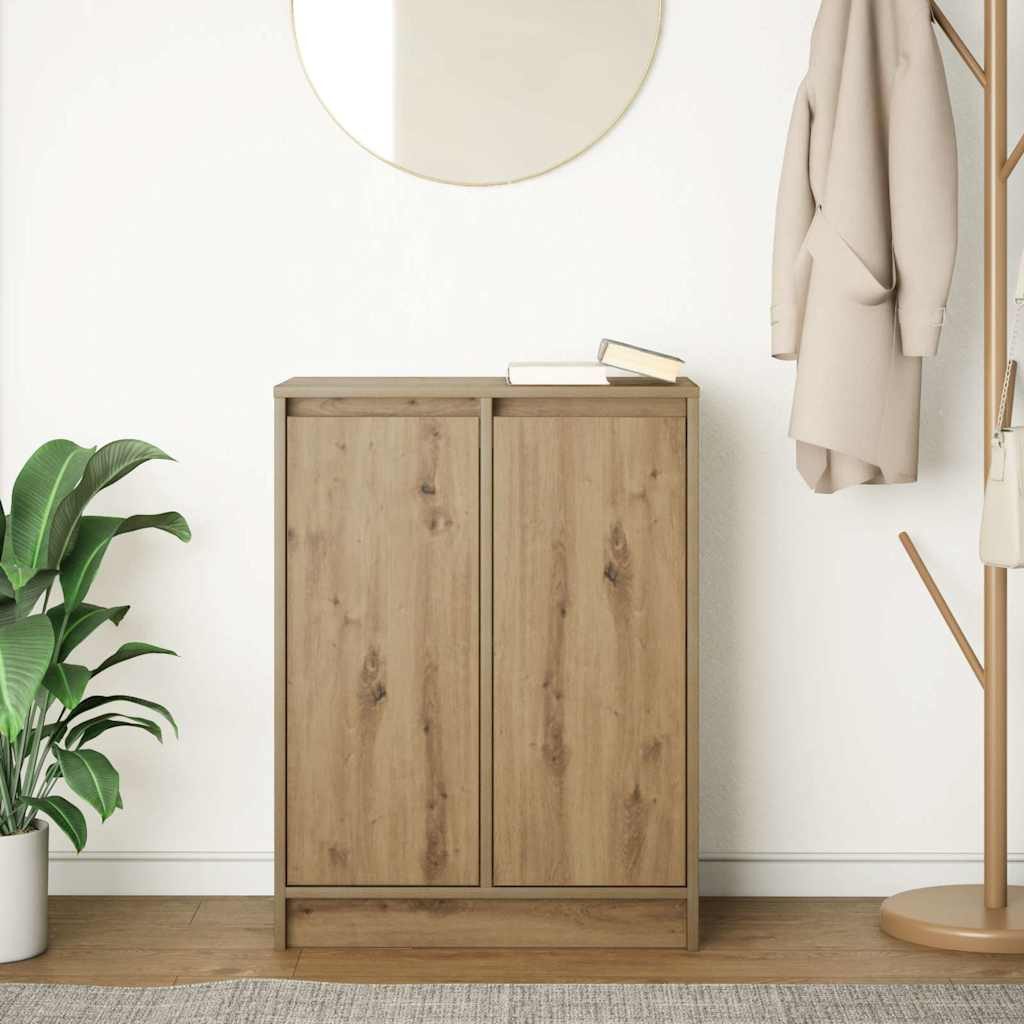 vidaXL Sideboard Sideboard Artisan-Eiche 57x34x76 cm günstig online kaufen