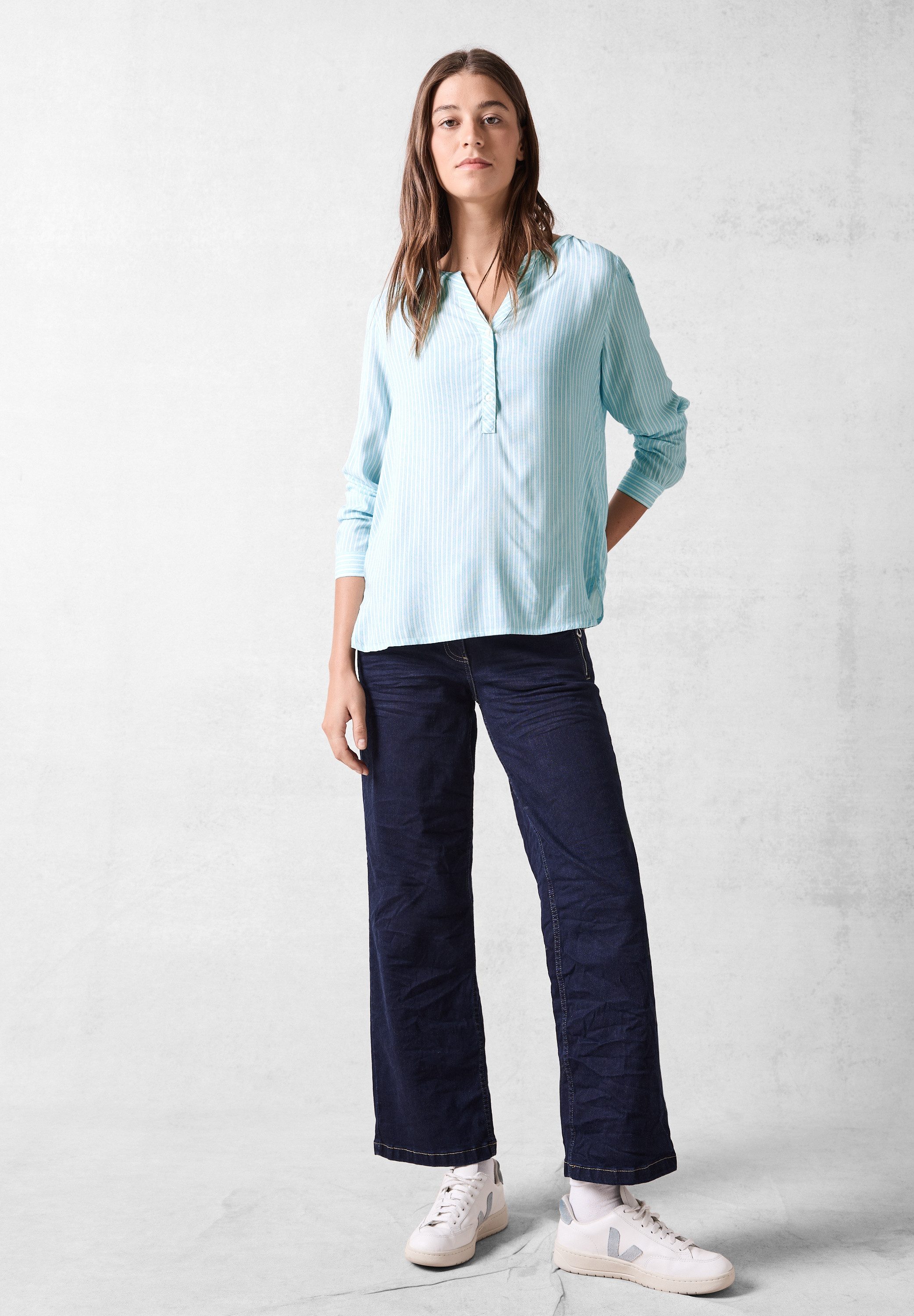 CECIL Langarmbluse aus softer Viskose