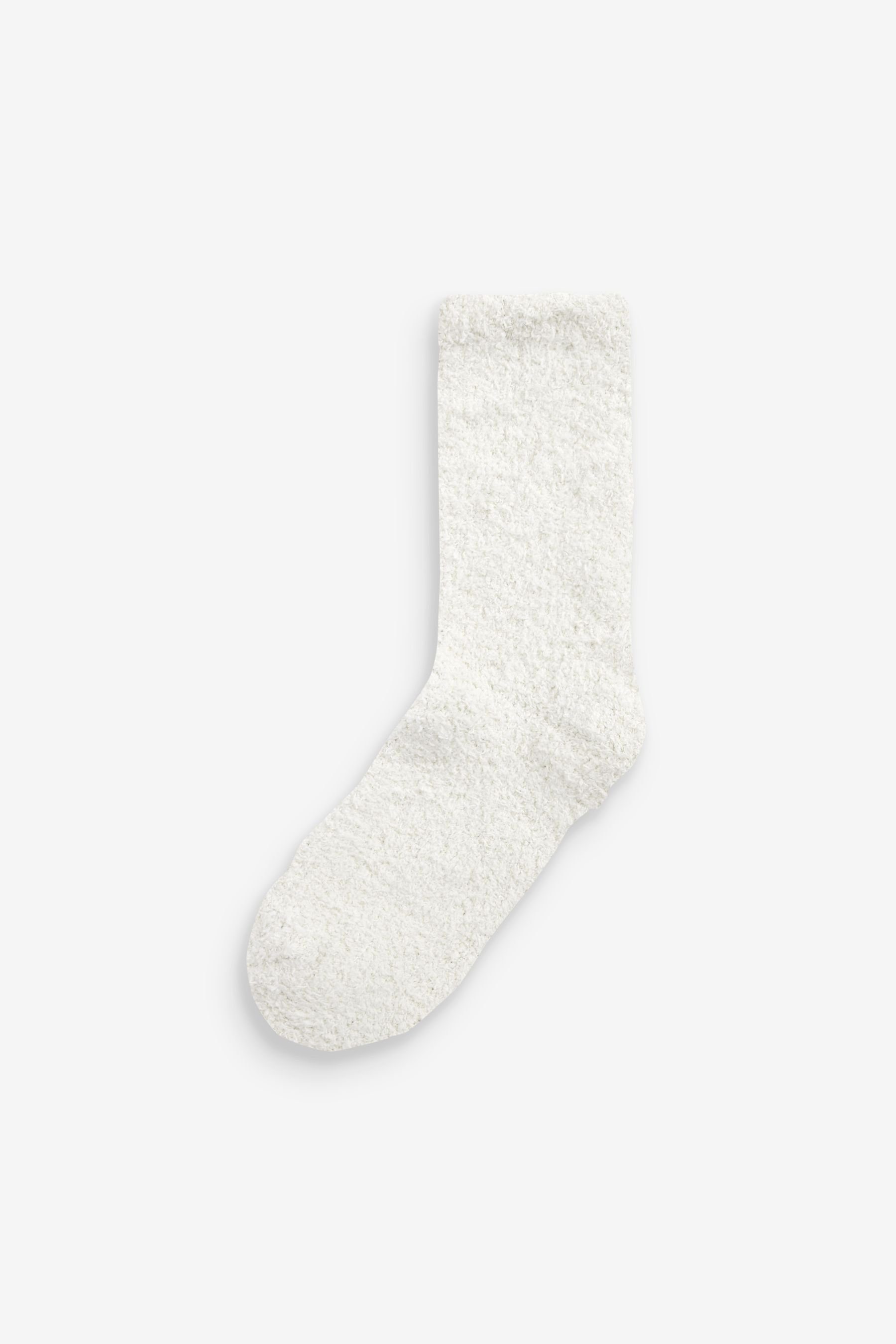 Next Haussocken Kuschelige Socken, (4-Paar) Black/White 4er-Pack