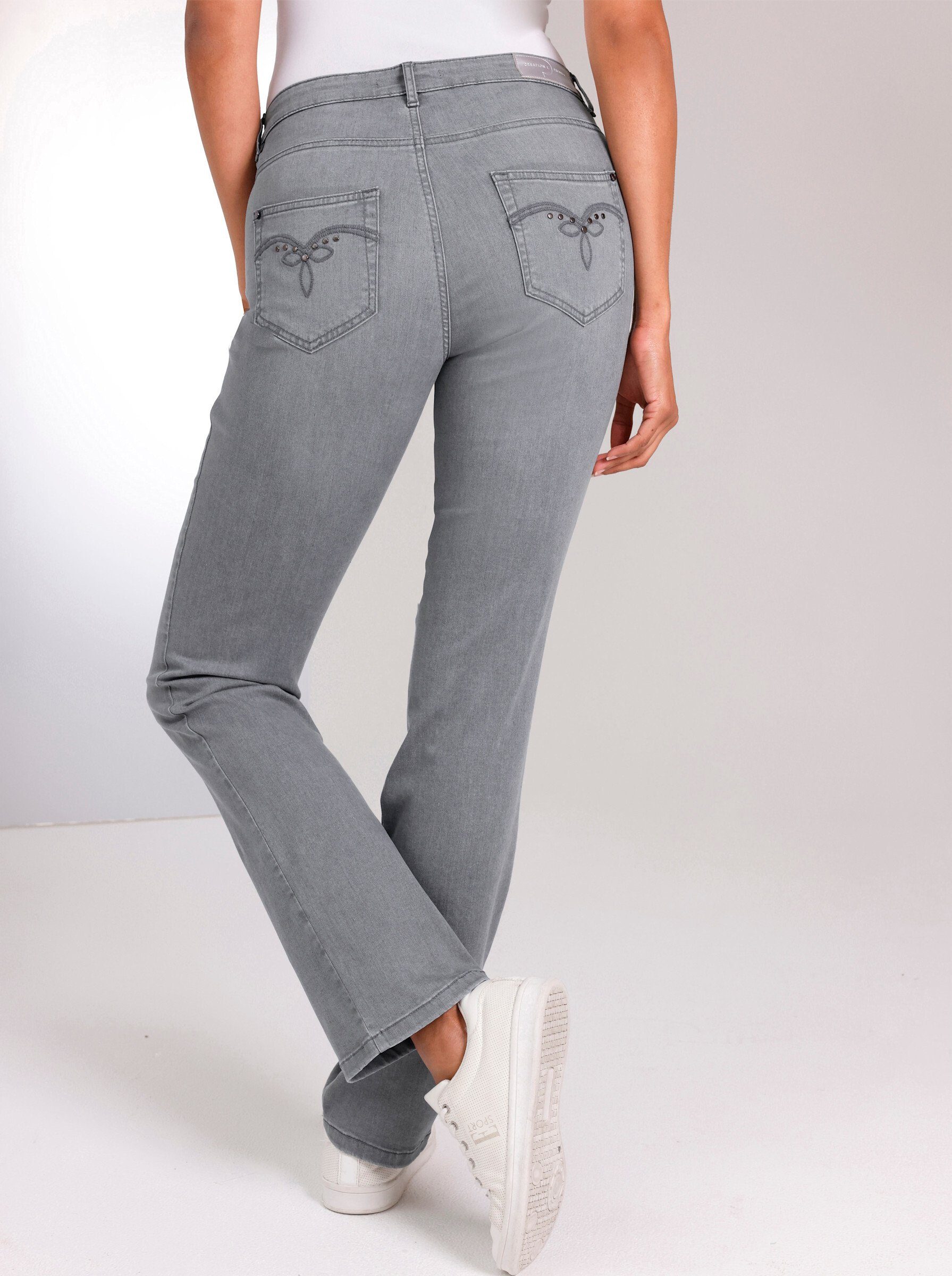 denim Bequeme Jeans creation grey L