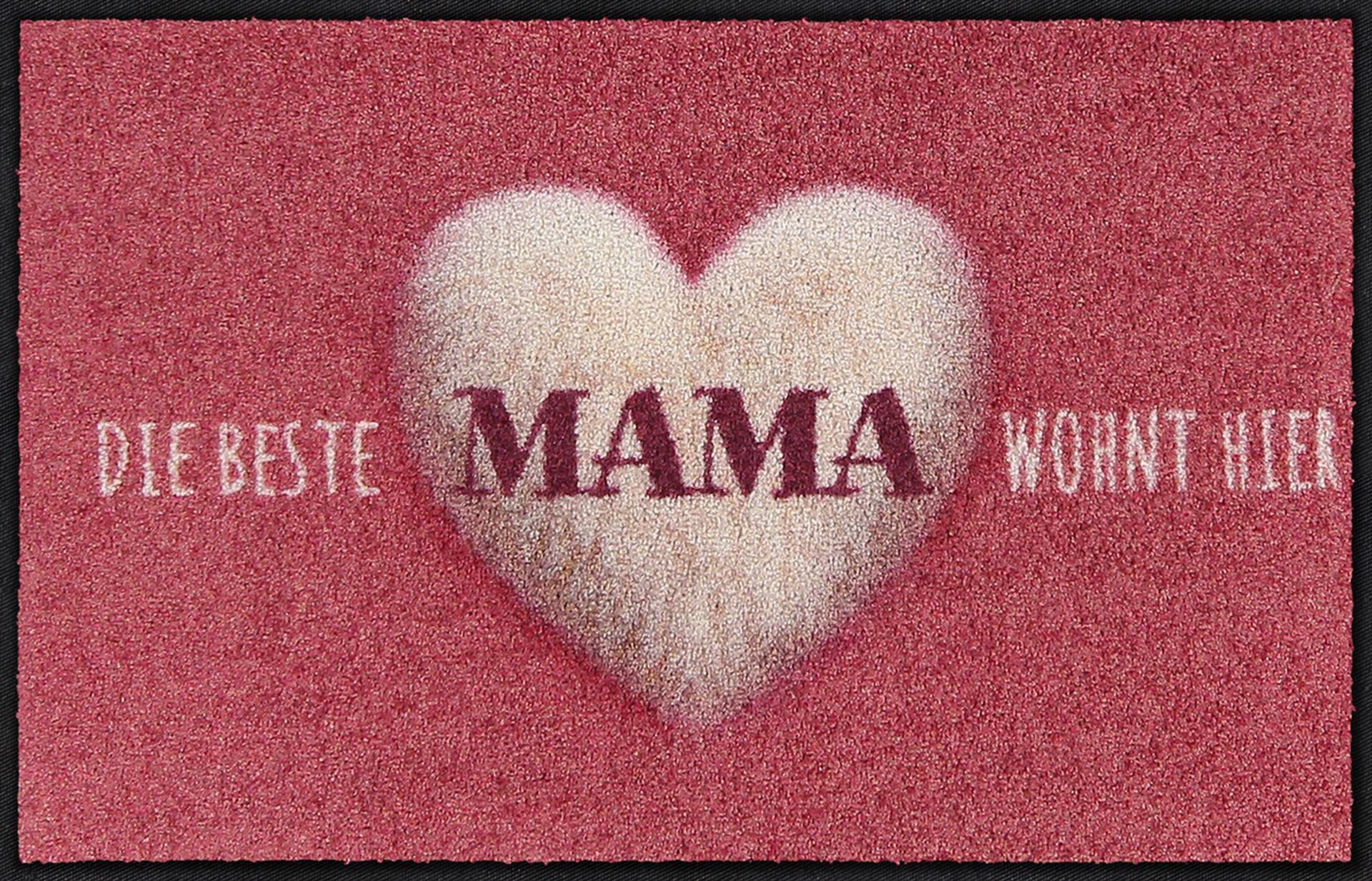 Salonloewe Fußmatte Fußmatte 45x70 Beste Mama rose, Eingangsmatte normal, Höhe: 450 mm