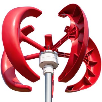 VEVOR Windgenerator Windturbinengenerator 100 W Vertikale Windgenerator 11 m/s Eingebauter