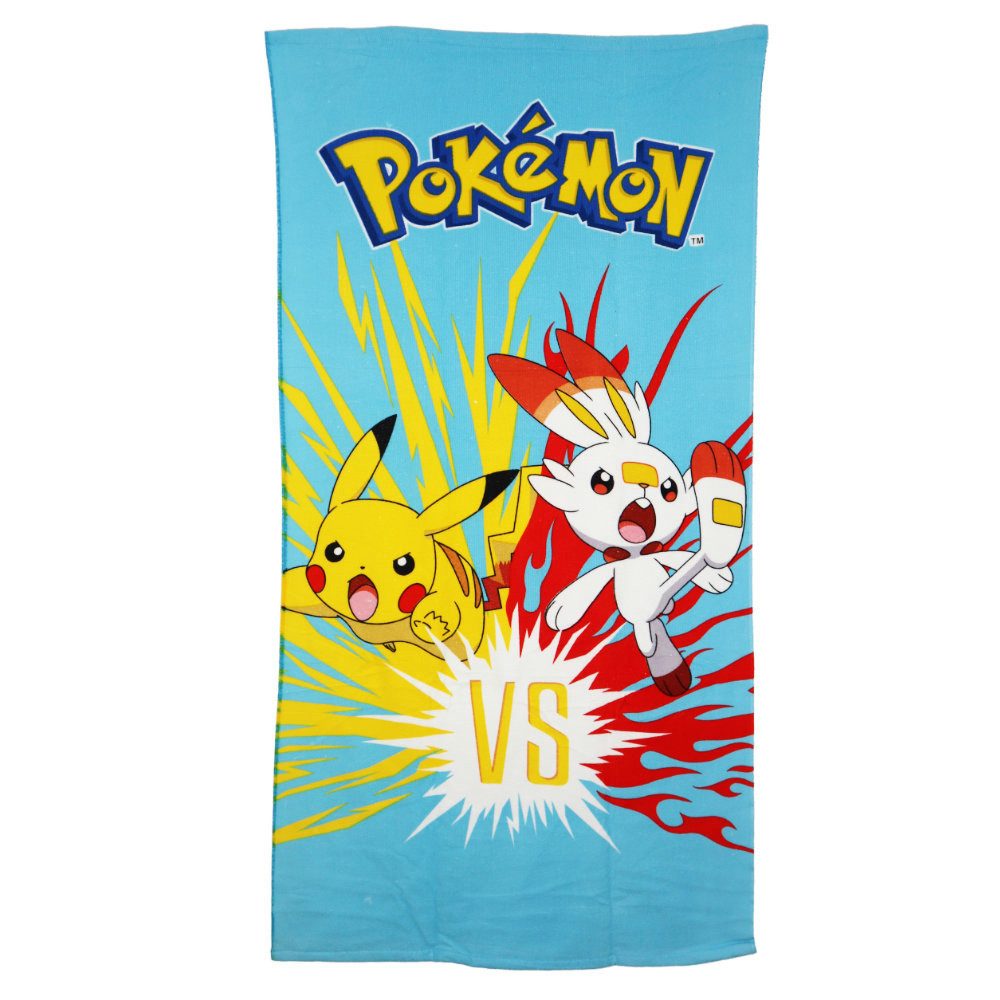 POKÉMON Strandtuch Pokemon Pikachu vs HOPPLO günstig online kaufen