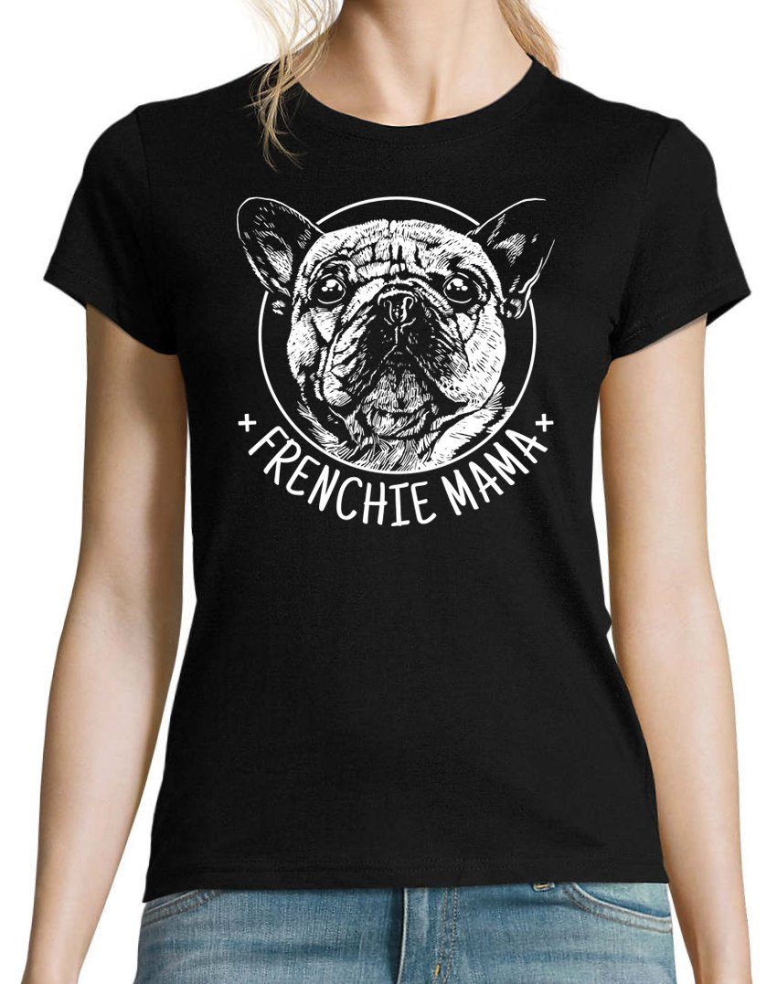 Youth Designz T-Shirt Frenchie Bulldog Mama Damen Shirt Mit modischem Print günstig online kaufen