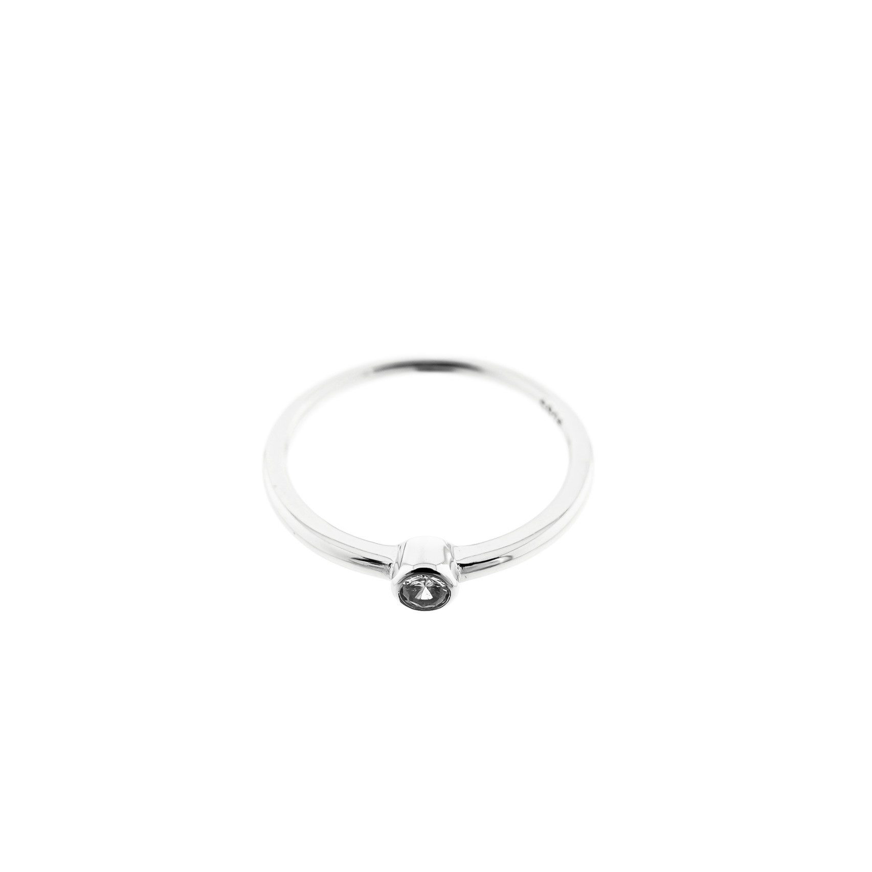 COFI 1453 Silberring aus 925er Silber mit funkeldem Stein für Damen stilvolles Schmuckstück