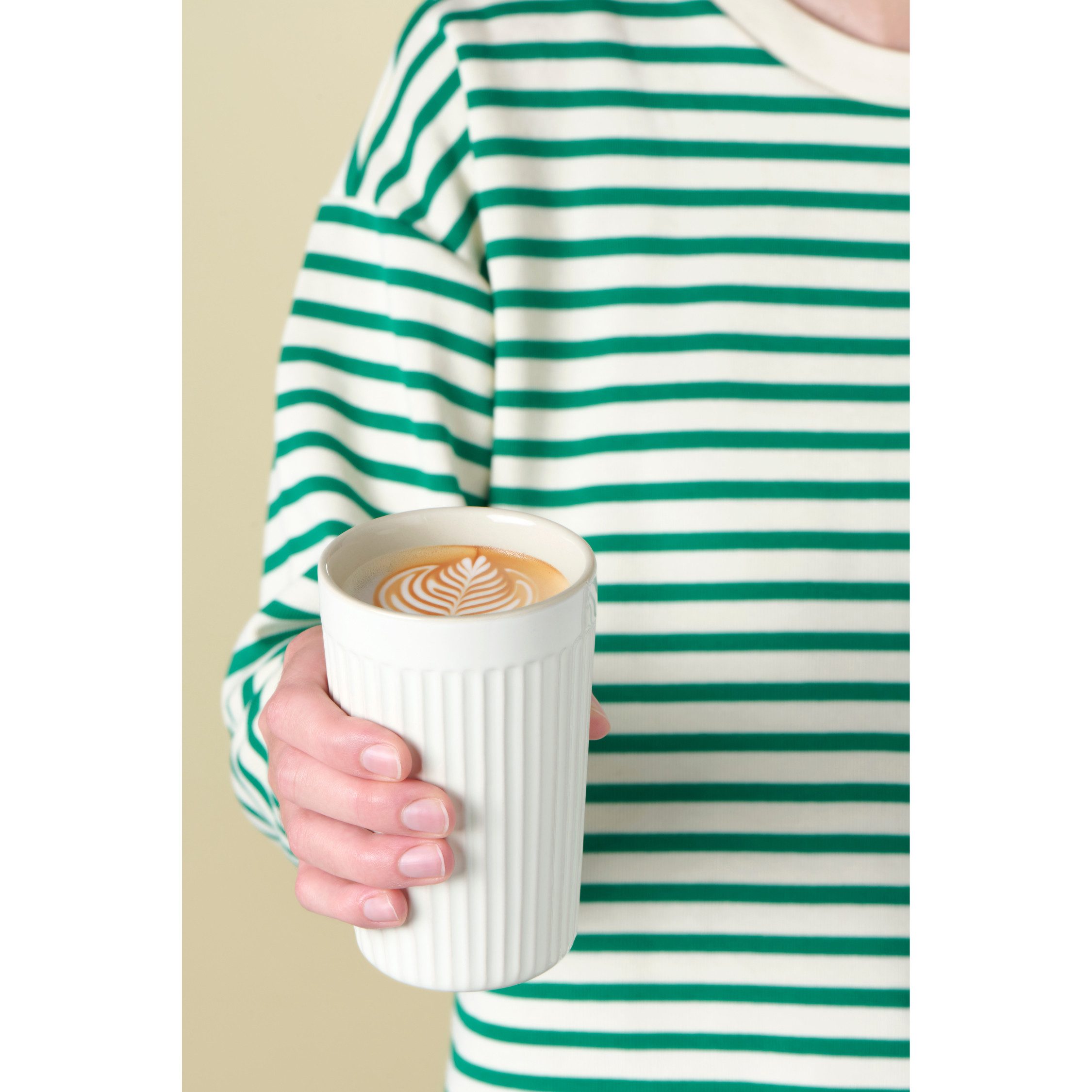 Ib Laursen Becher IB Laursen Café Latte Becher Mynte Pure White