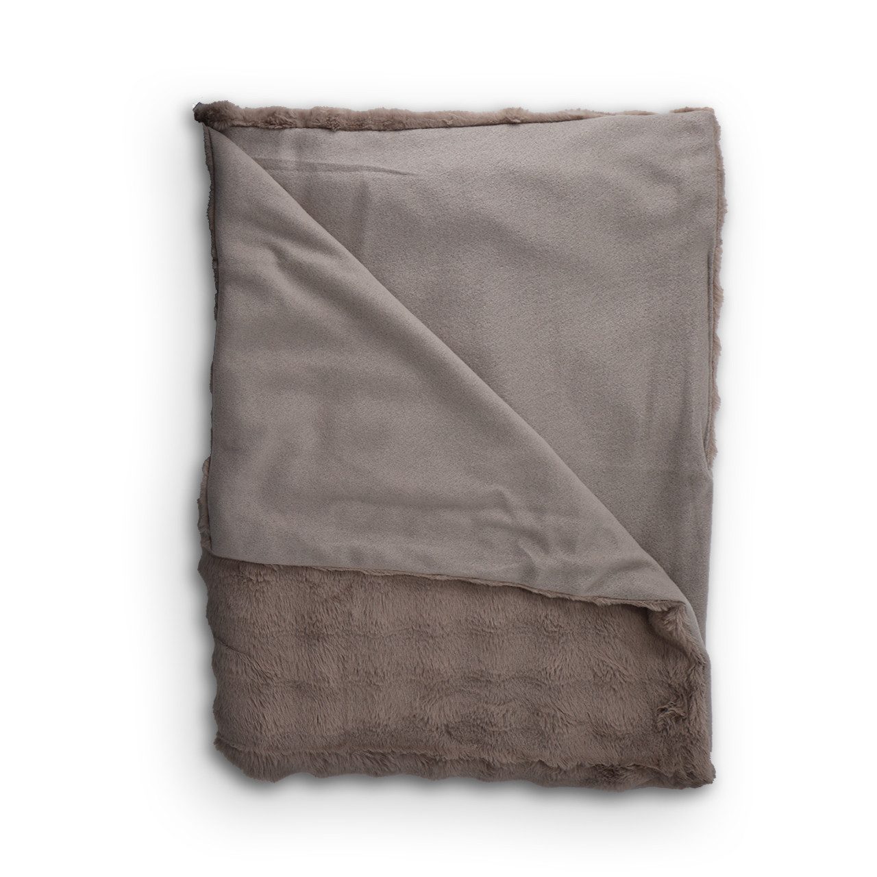 Wohndecke Fair De Luxe Kuscheldecke 100% Polyester, Plaid/Wohndecke, Taupe, Heinrich Glaeser Nachf. GmbH – Bild 3 von 5