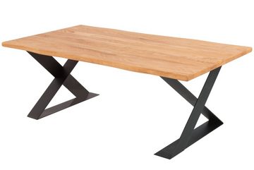 Junado® Couchtisch Molitor, Eiche Massivholz, Stärke der Tischplatte 25mm, L 110cm