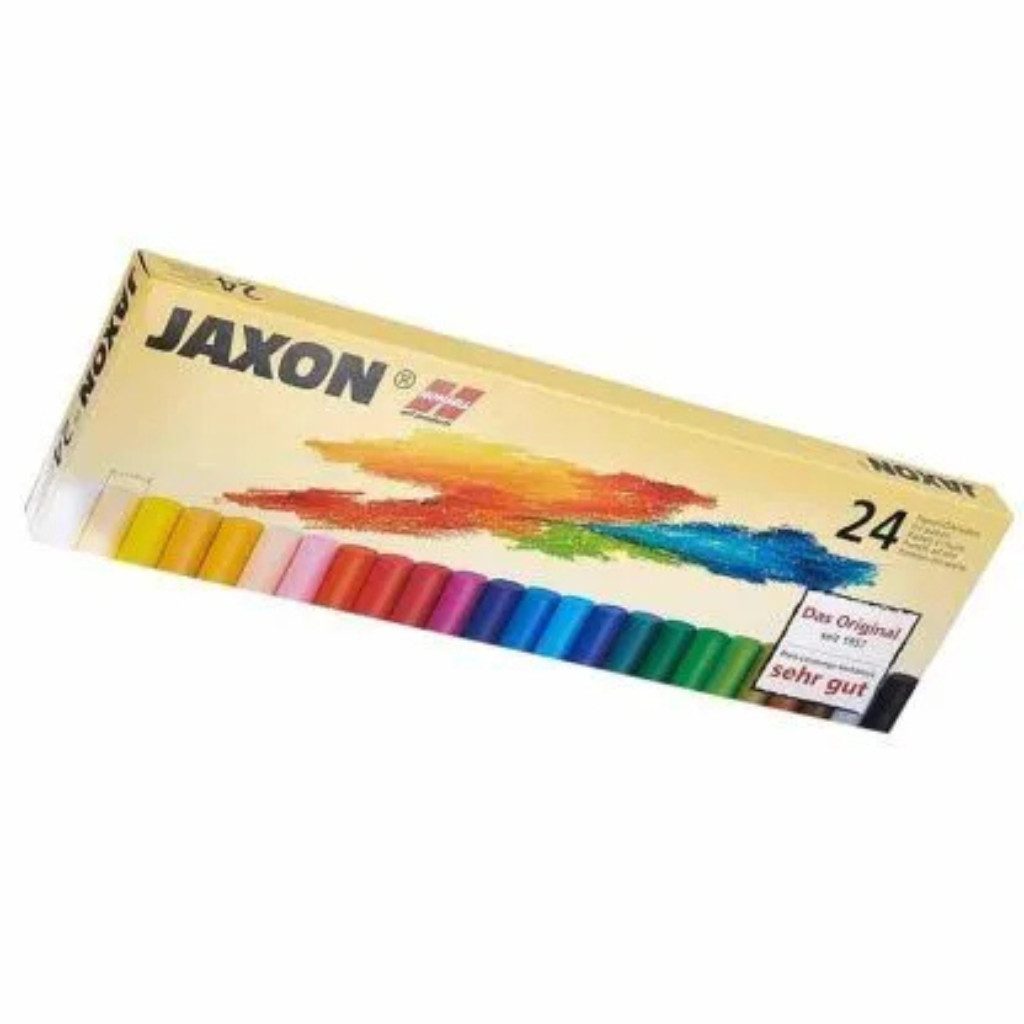 JAXON Pastellkreide JAXON Pastell-Ölkreide 47424 24er Etui, Bruchfest & in 24 kräftigen Farben