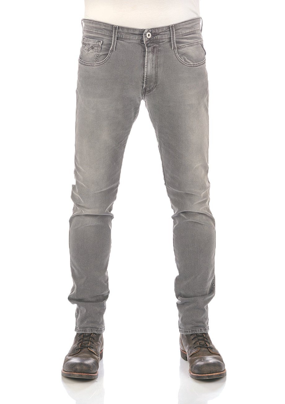 Replay Slim-fit-Jeans Anbass Jeanshose mit Stretch