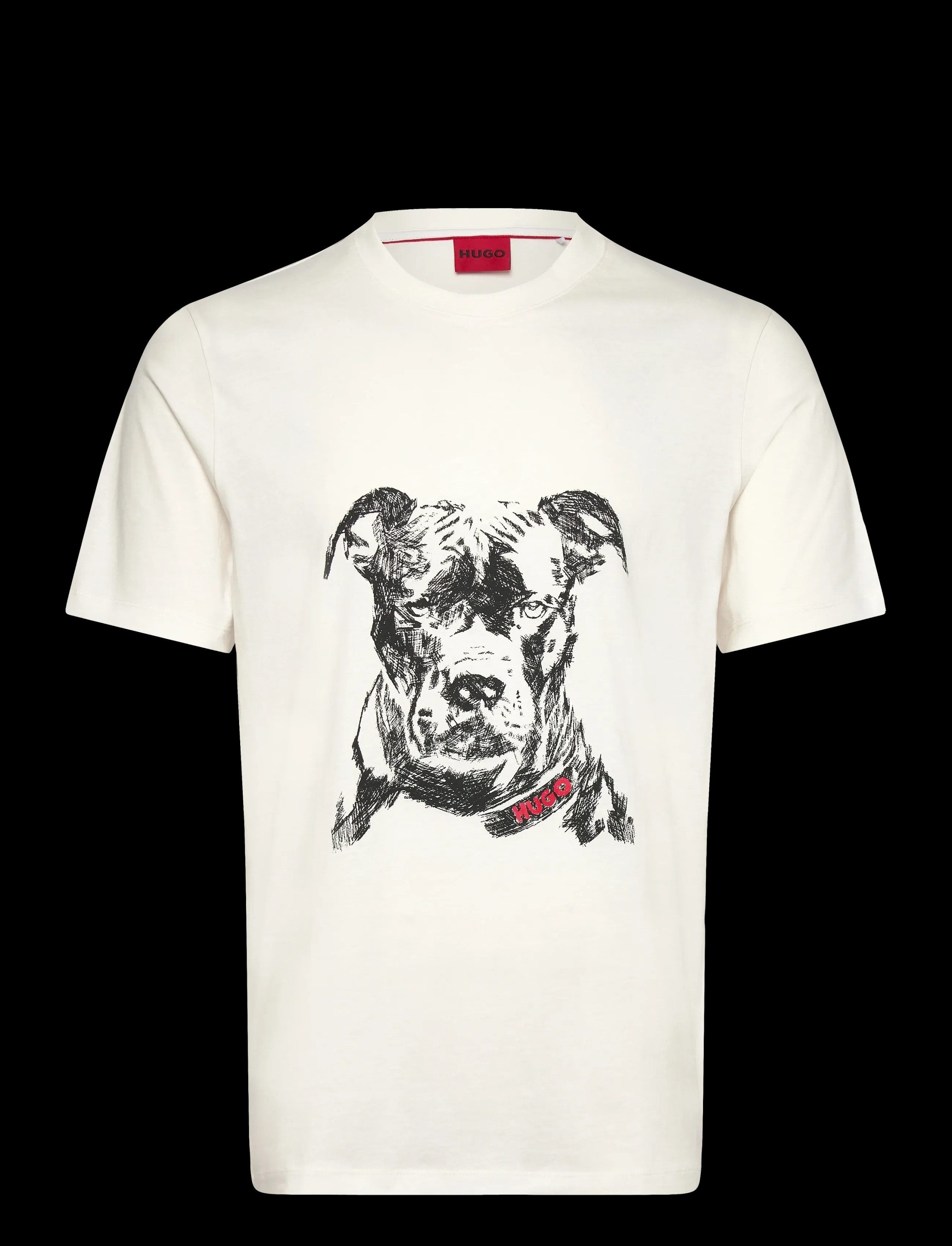 T-Shirt Dubrox mit Hunde-Artwork