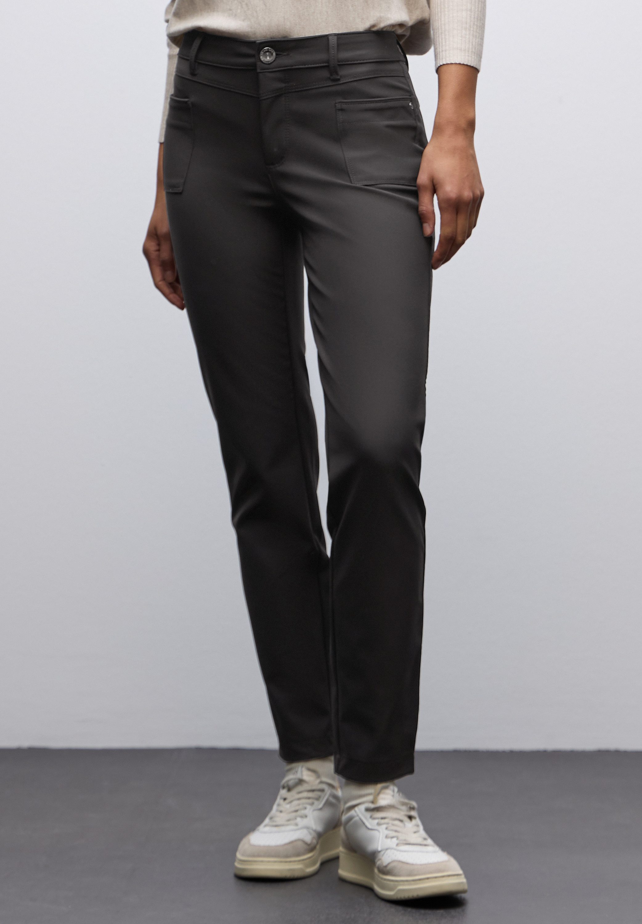 STREET ONE Stoffhose Middle Waist