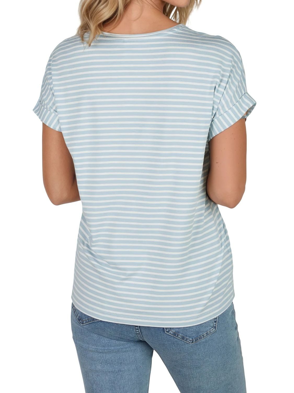 ONLY T-Shirt Damen Top MOSTER Regular Fit (2-tlg) Basic Kurzarm Tee Shirt mit Rundhalsausschnitt
