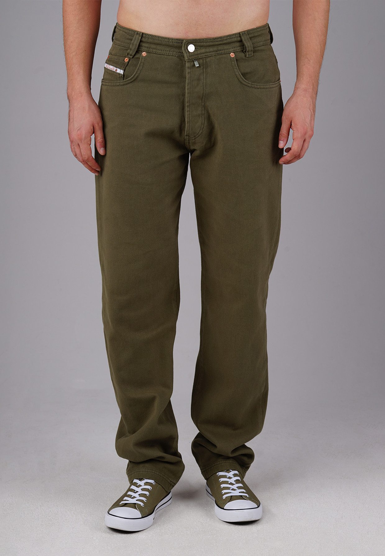 PICALDI Jeans 5-Pocket-Hose Zicco 472 Military Green (1-tlg) 5-Pocket-Style günstig online kaufen