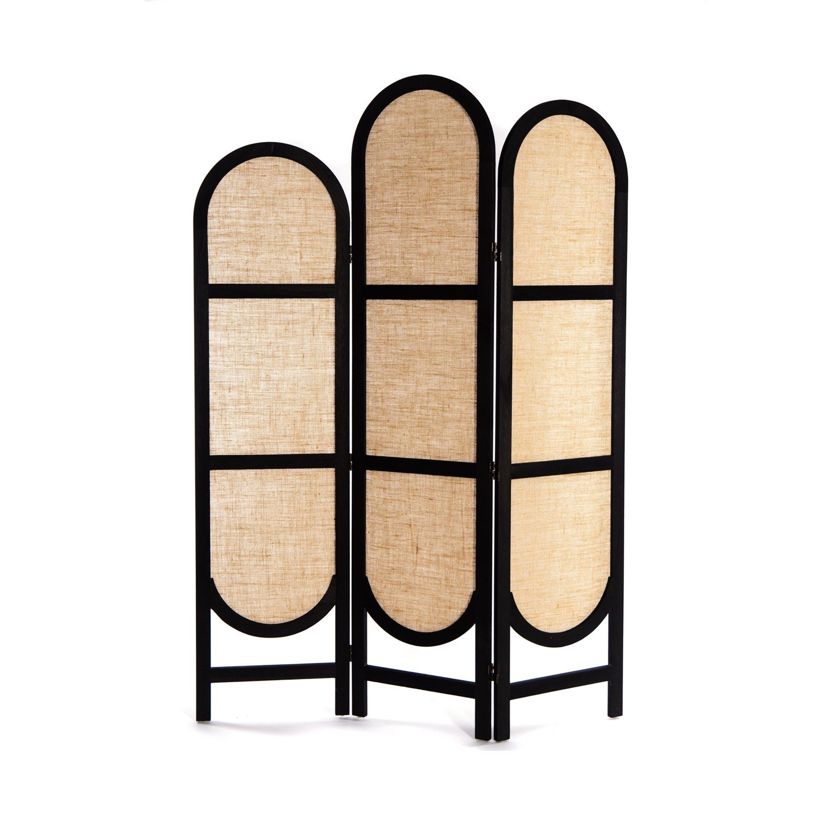 CREEDWOOD Paravent RAUMTEILER "ARCO", Leinen, 170 günstig online kaufen