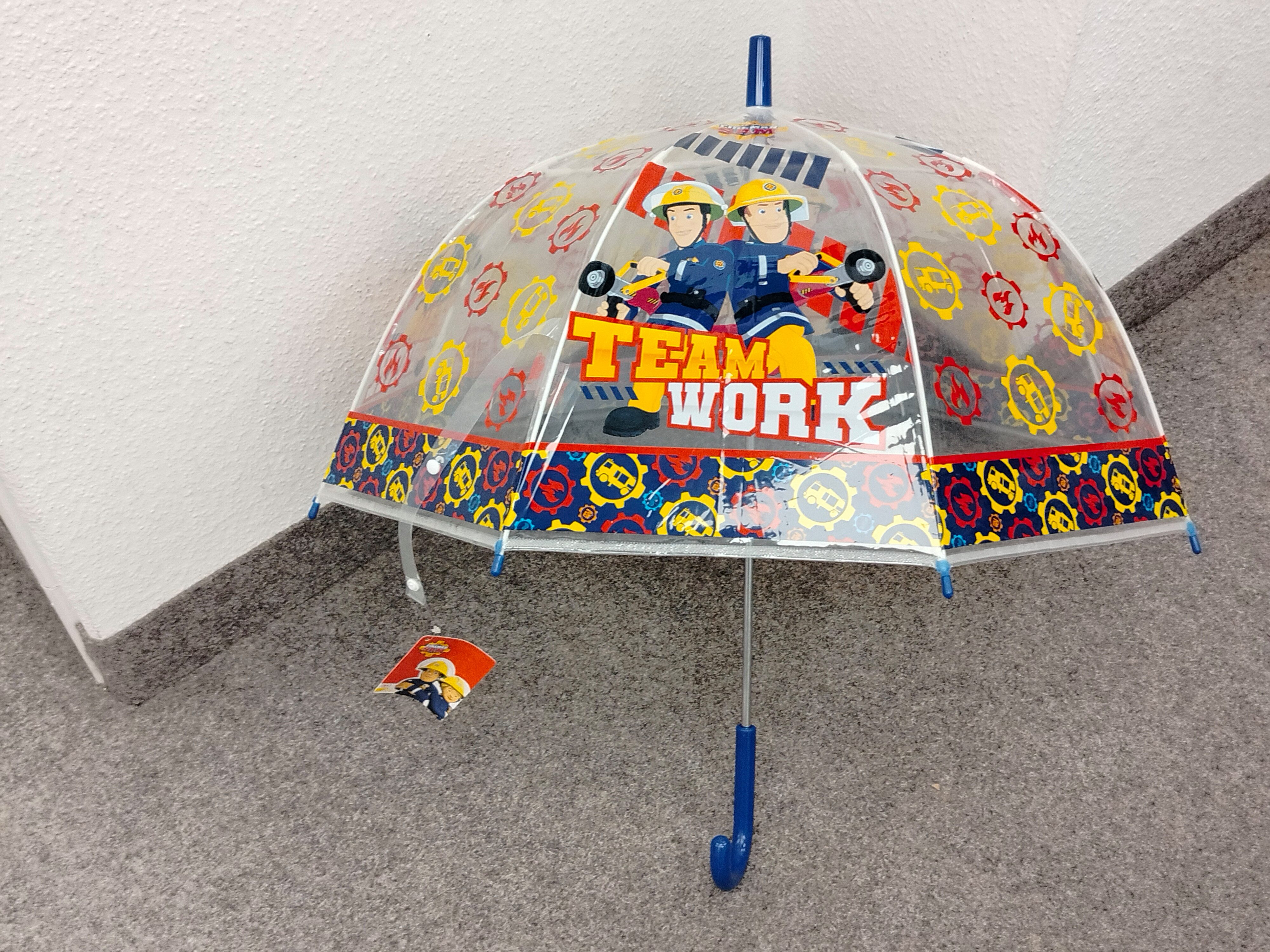 UNDERCOVER Taschenregenschirm Feuerwehrman Sam Regenschirm