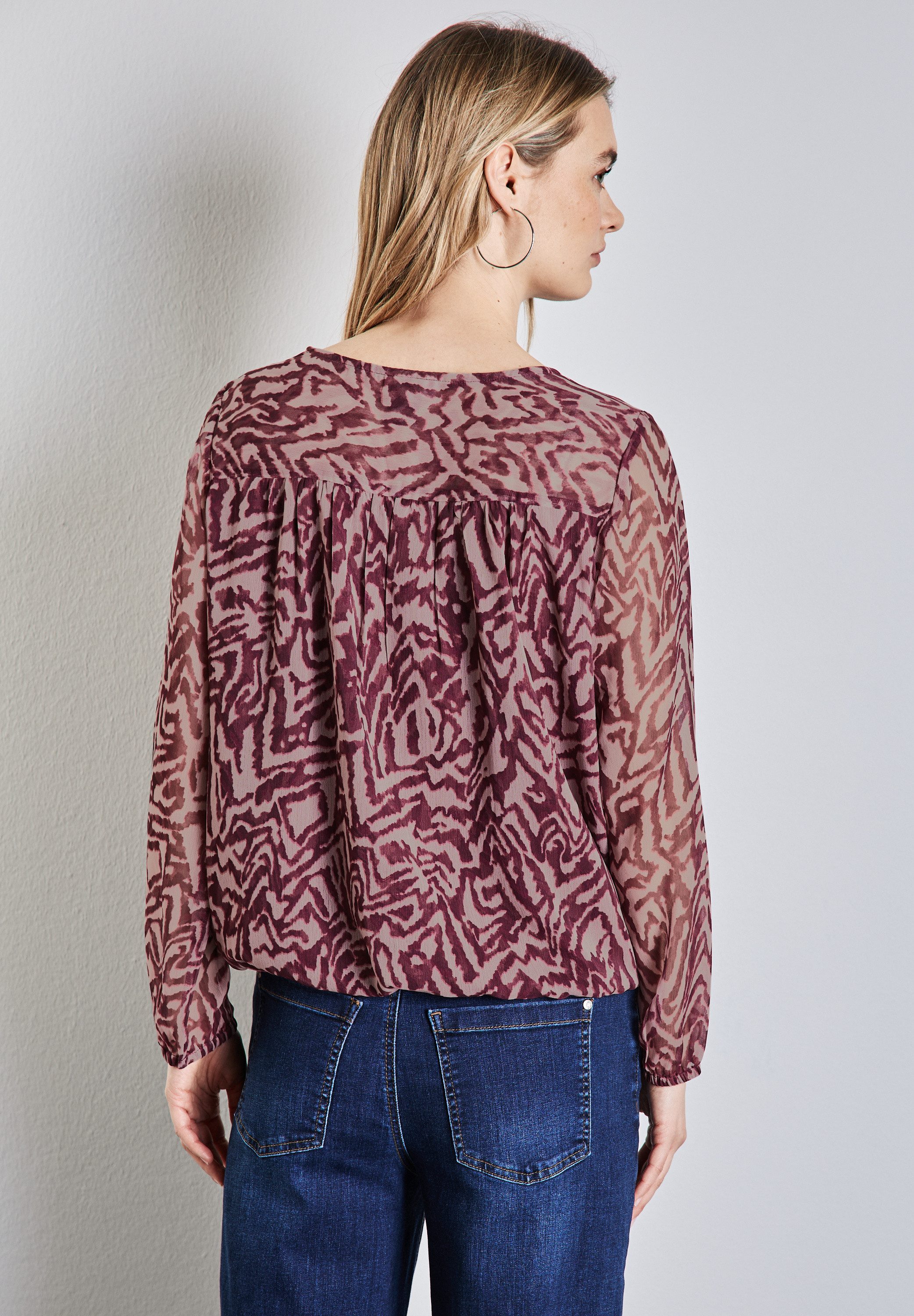 STREET ONE Schlupfbluse mit Raffungen günstig online kaufen