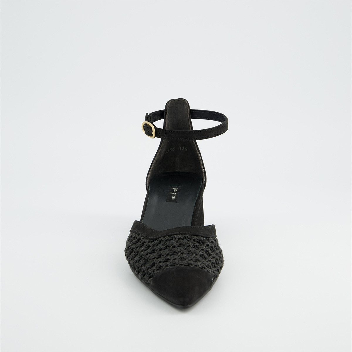 Paul Green Paul Green 3856-019, Peeptoes & Slingpumps, Schwarz, Damen Peeptoepumps