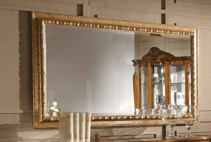 JVmoebel Настенное зеркало Gold Зеркало Design luxus xxl Настенное зеркало Holz Rahmen