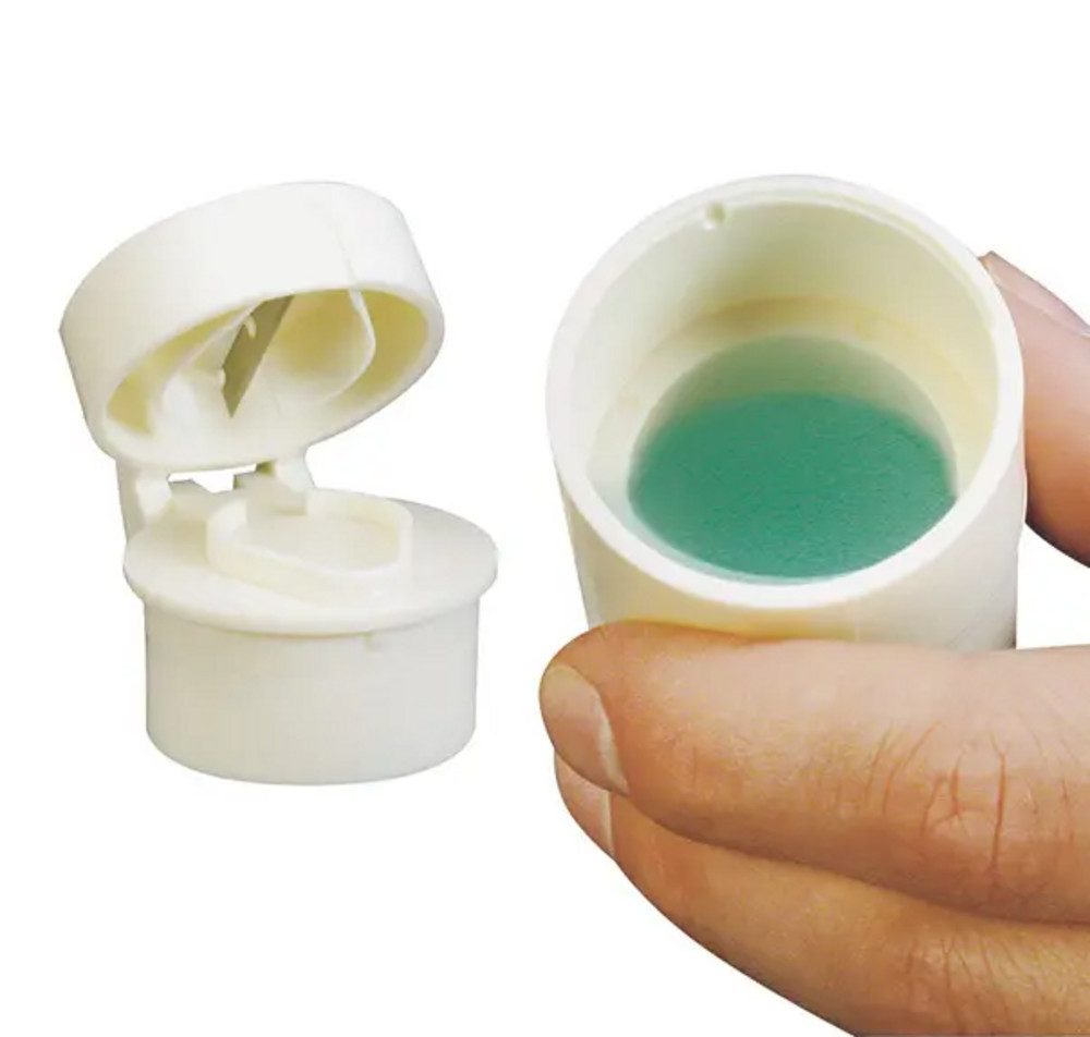 DocMed Pillendose Pill Mate Medikamentenhelfer (1 St., Multi-Funktions Medikamentenhelfer), Medikamentenpulveresierer oder Tablettenzerkleinerer