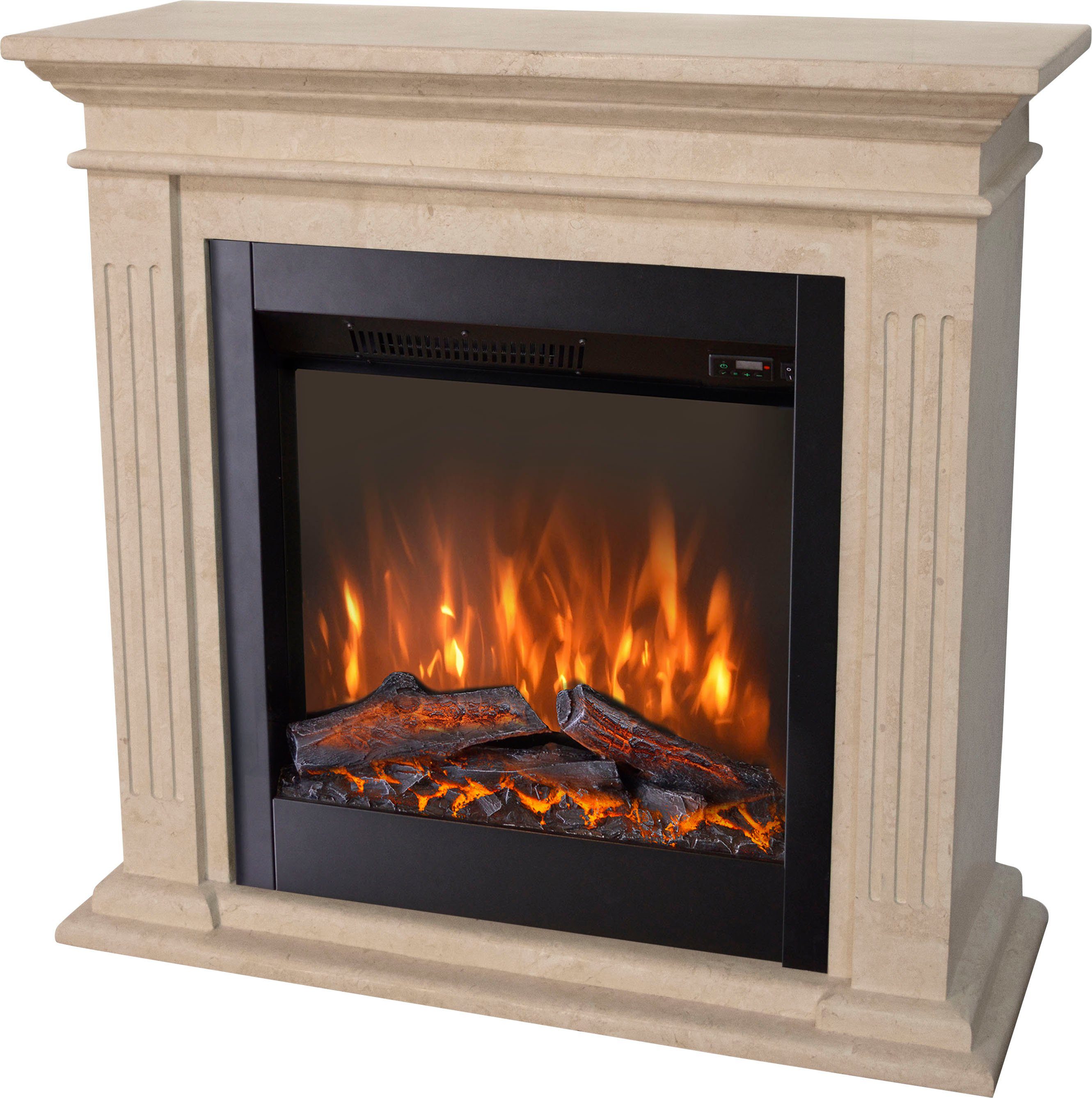 XARALYN Elektrokamin Cadiz, 15/750/1500 W, inkl. Kamineinsatz Levico 70 und Heizung