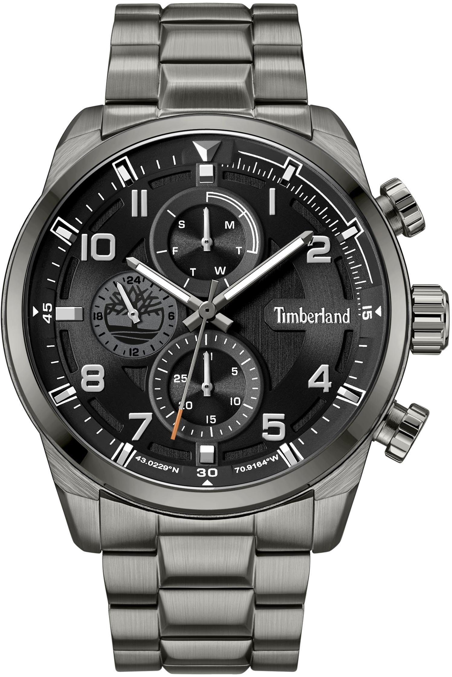 Timberland Multifunktionsuhr HENNIKER II, TDWGK2201104, Armbanduhr, Quarzuhr, Herrenuhr, Datum