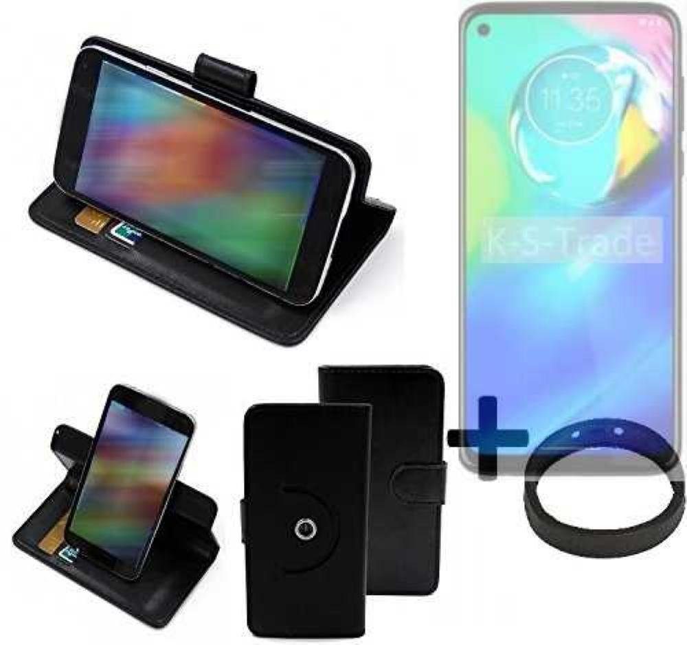 K-S-Trade Handyhülle für Motorola Moto G Power 5G, Case Schutz Hülle + Bumper Handy Hülle Flipcase Smartphone Cover