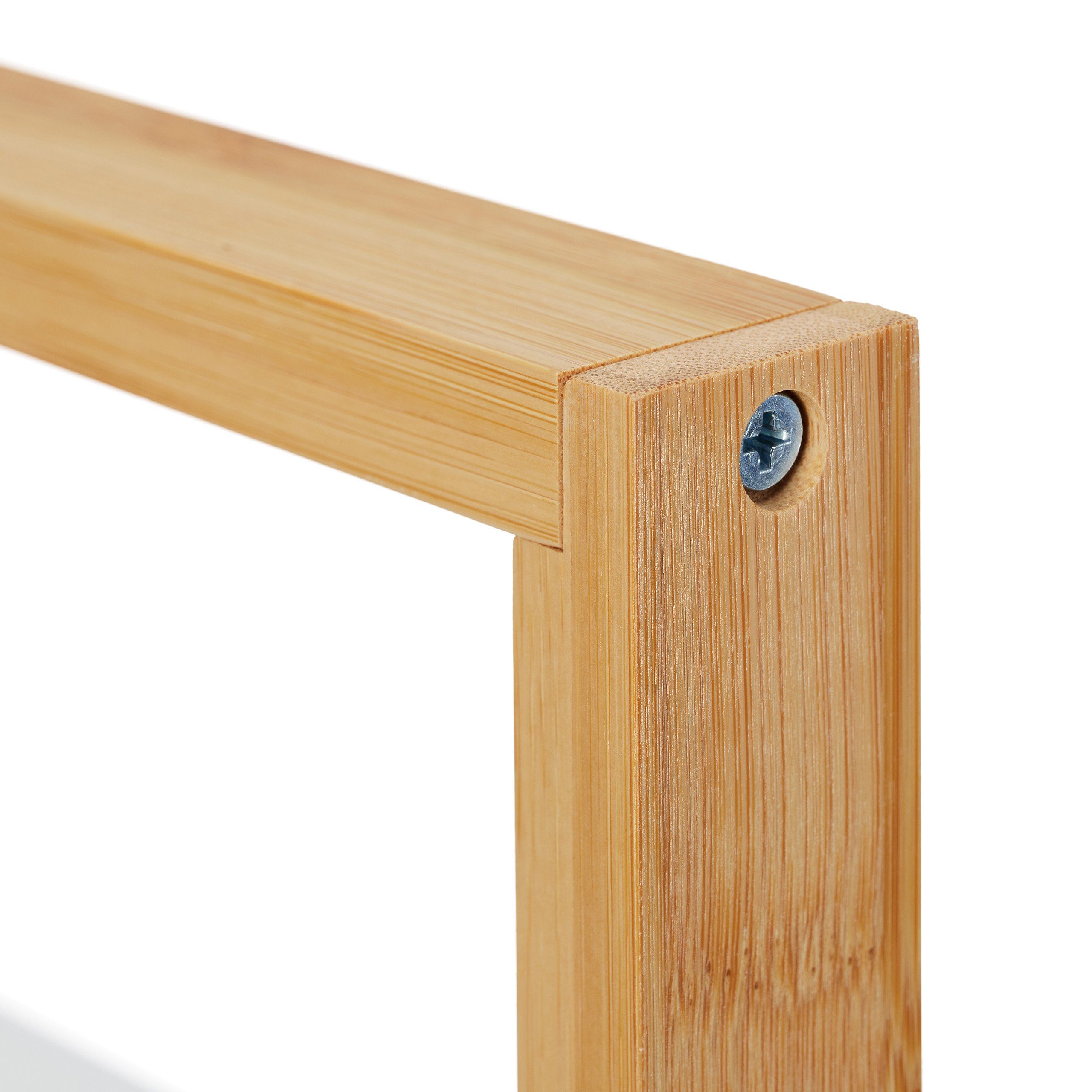 relaxdays Badregal mit 4 Ablage