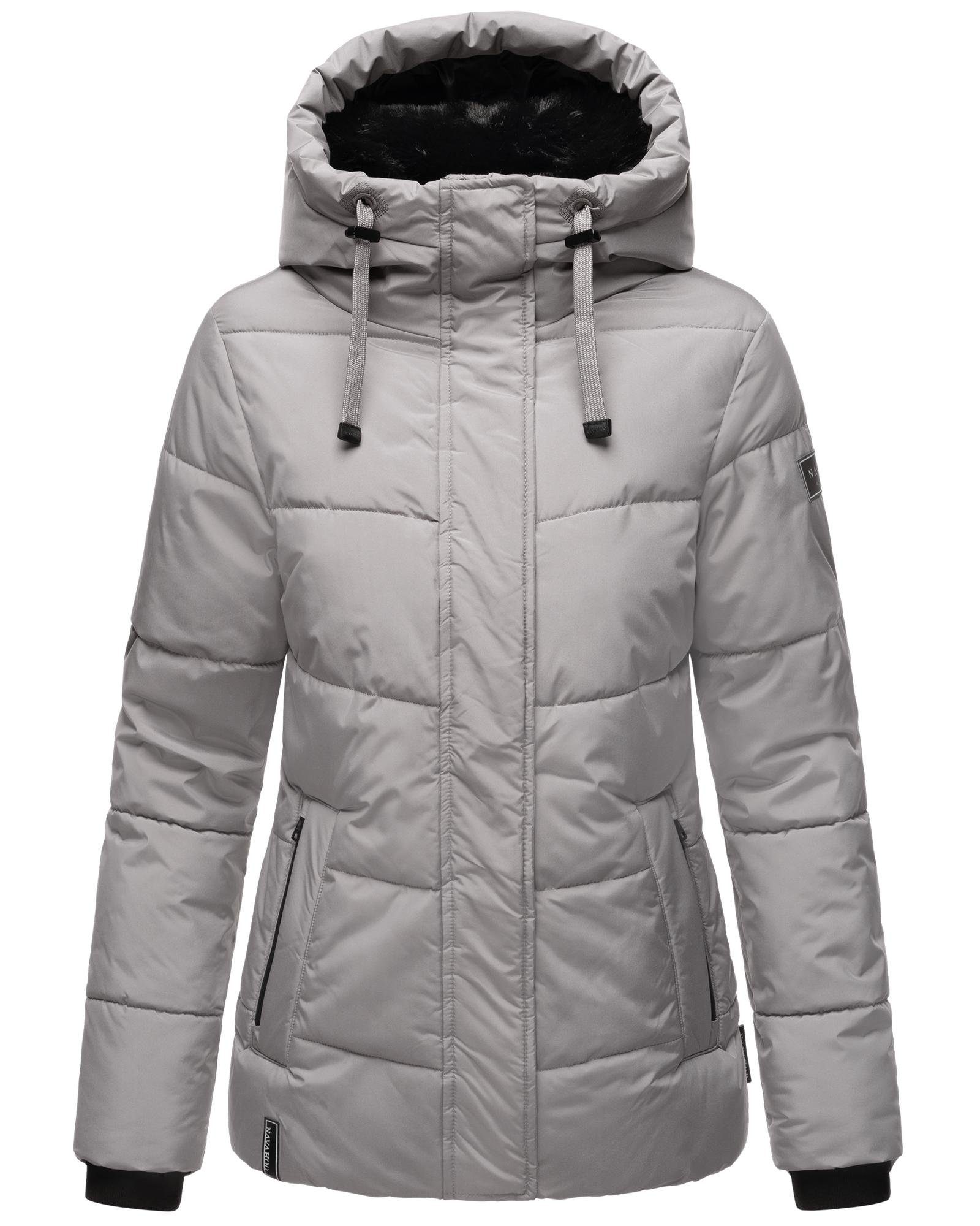 Navahoo Steppjacke Sag ja XIV Warme gesteppte Winterjacke mit Kapuze