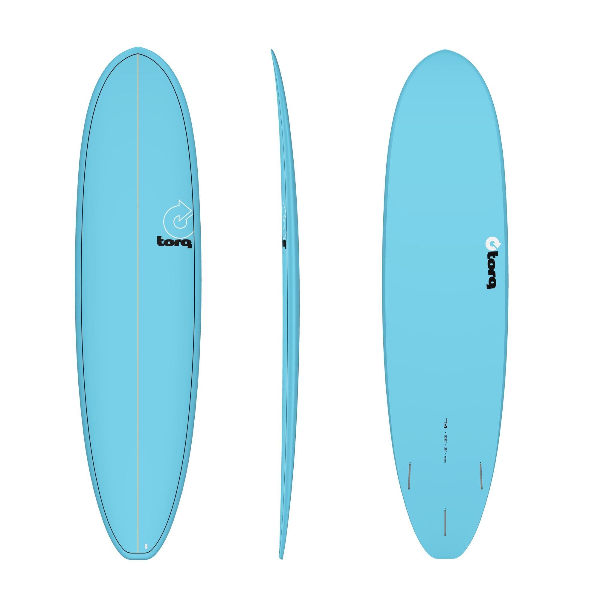 TORQ Wellenreiter Surfboard TORQ Epoxy TET 7.4 VP Funboard Blue, Funboard, (Board)