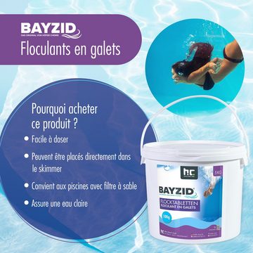 BAYZID Poolpflege 5 kg BAYZID® Flocktabletten für Pools