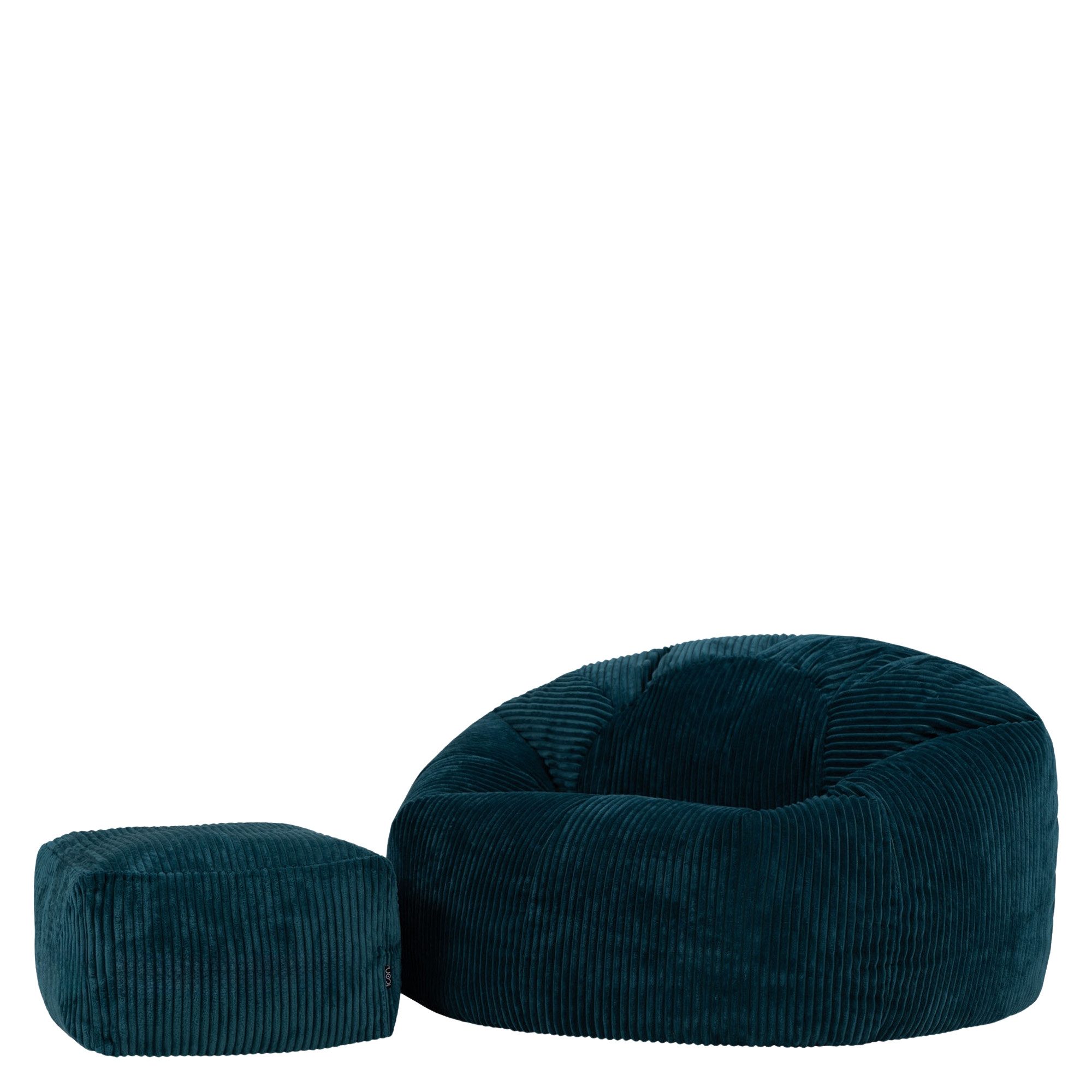 icon Sitzsack Erwachsene XXL mit Hocker günstig online kaufen