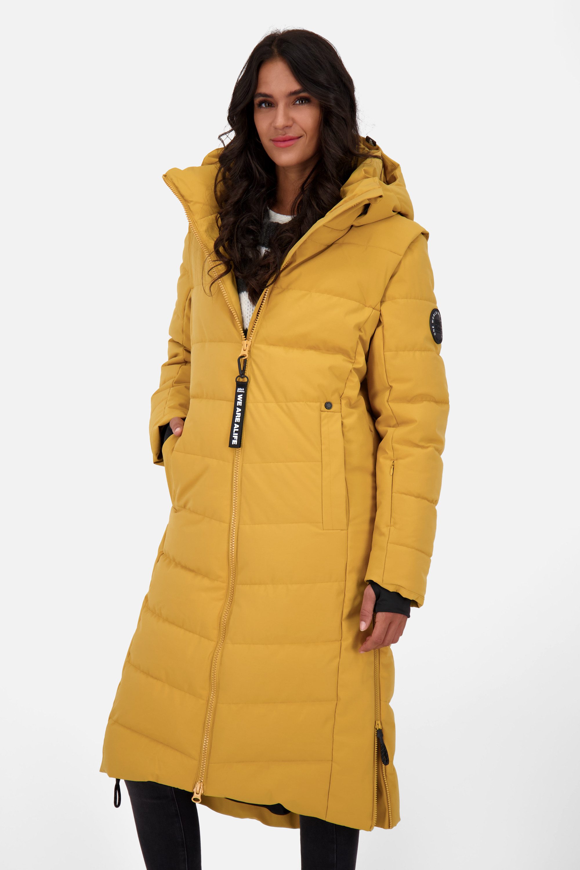 Alife & Kickin Steppjacke Nellie Steppjacke Pufferjacket Wintermantel mit Kapuze