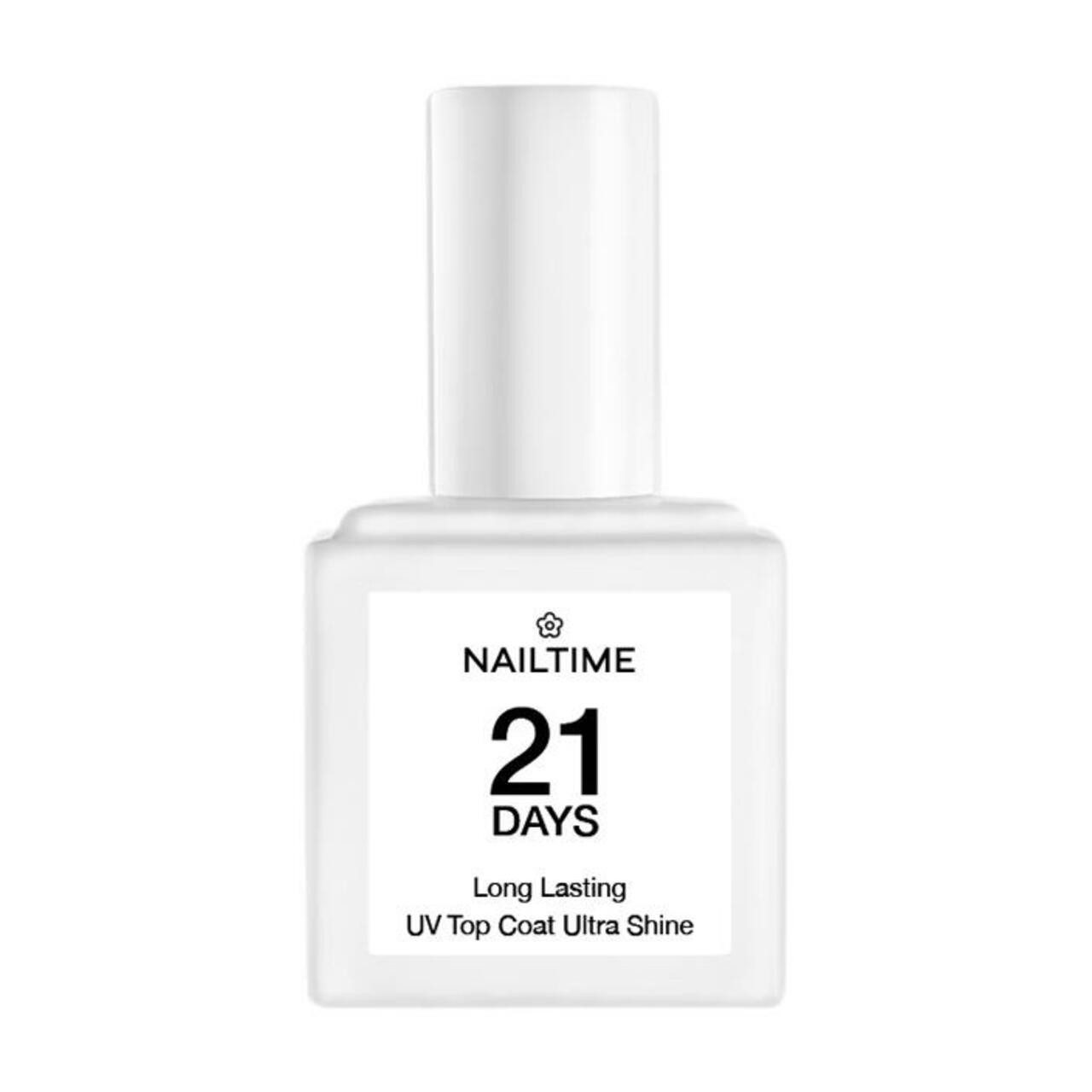 NAILTIME Überlack 21 Days Top Coat Ultra Shine, Alle Hauttypen
