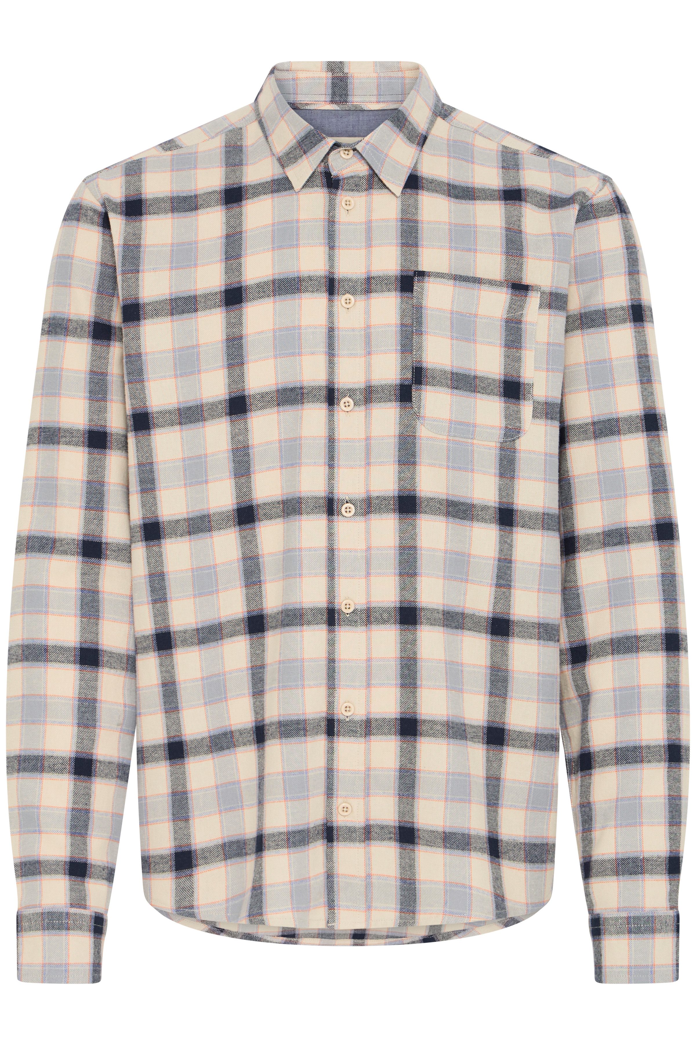 Blend Langarmhemd BHDEVON SHIRT CHECK BB in großen Größen