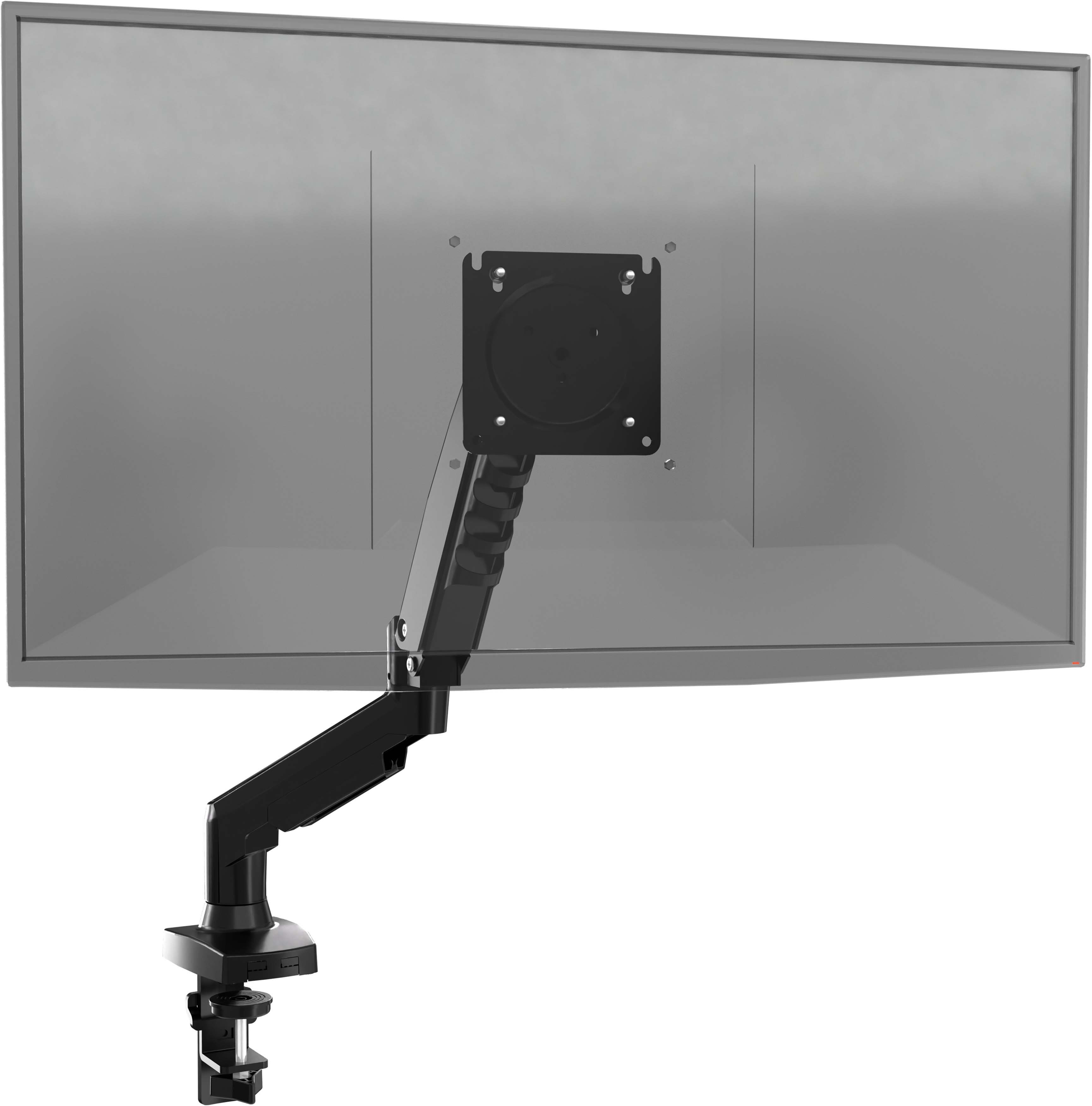 Poppstar Tischhalterung höhenverstellbar für 1 Bildschirm (17 Zoll bis 30  Zoll) Monitor-Halterung, (bis 30,00 Zoll, 360° schwenkbarer, drehbarer &  neigbarer Monitor-Arm)