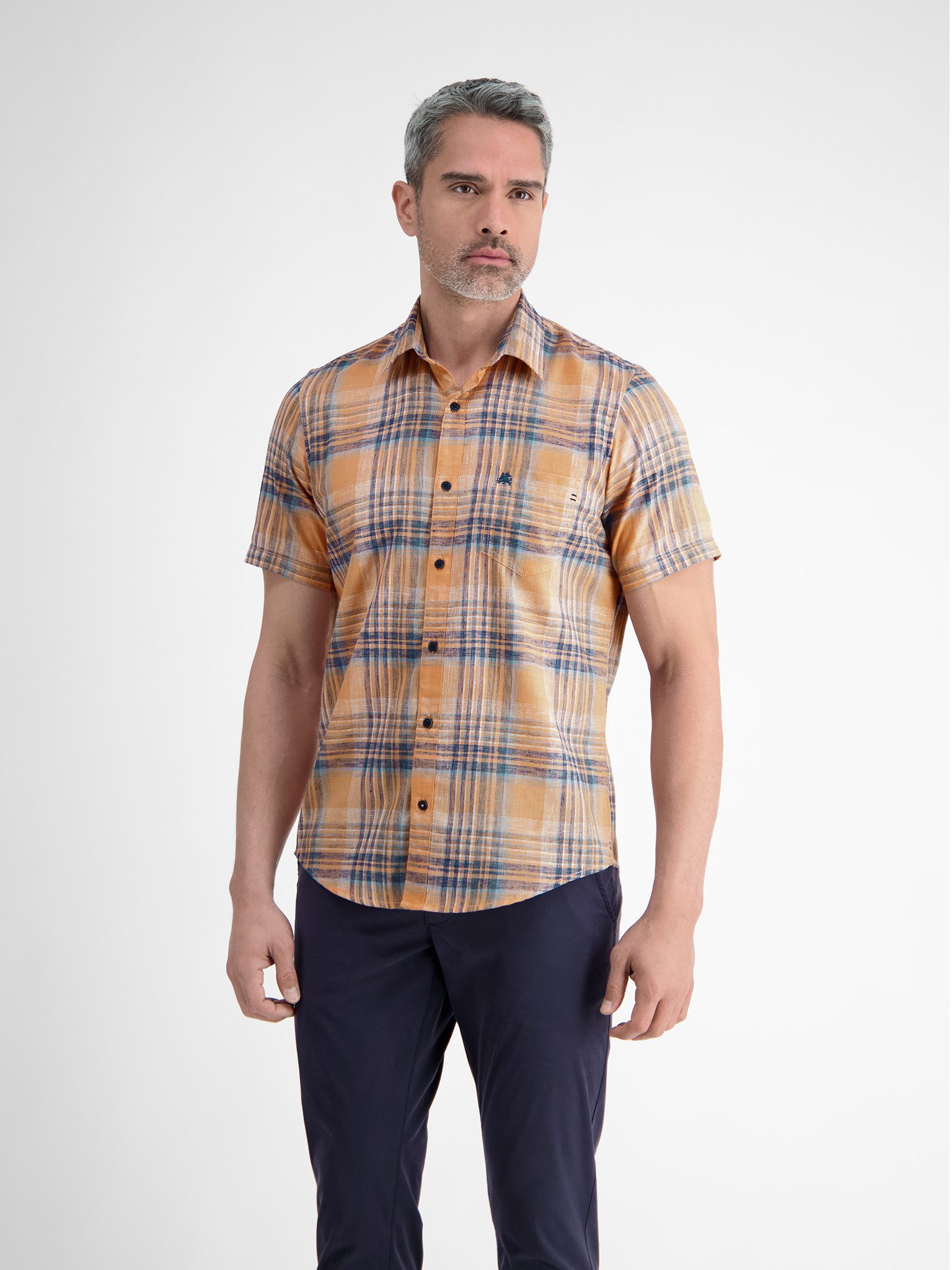 LERROS Kurzarmhemd mit Logo Stickerei günstig online kaufen