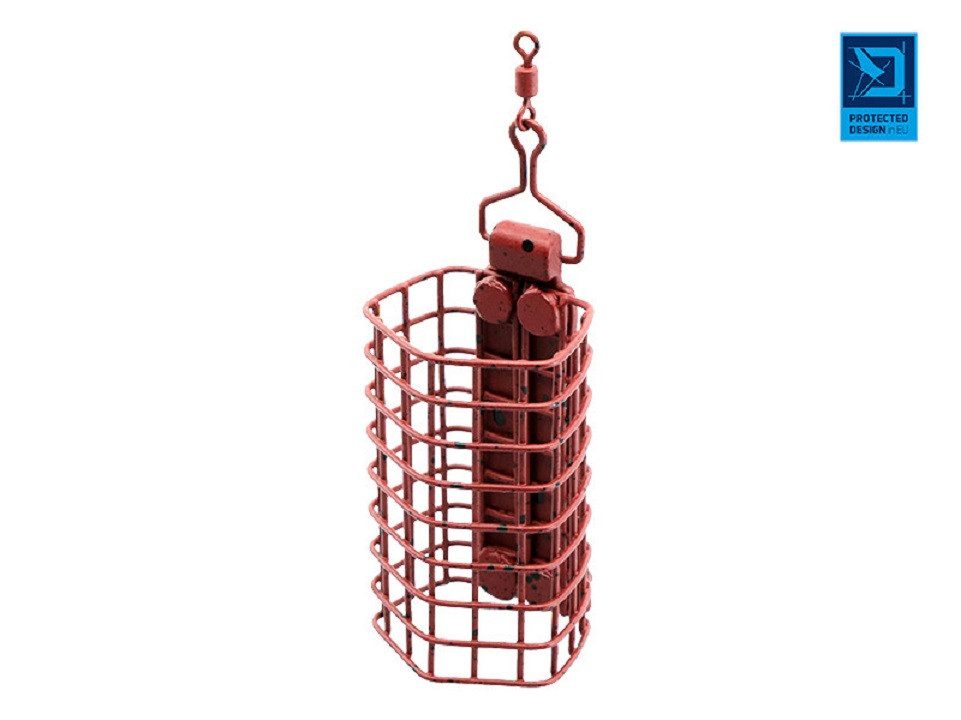 Delphin.sk Feederkorb 12 Stück SET Magma PENTA Futterkorb 20g bis 120g - Feedern Karpfen, (12-St. 12er SPAR SET), Dank der Form liegt der Futterkorb perfekt am Grund