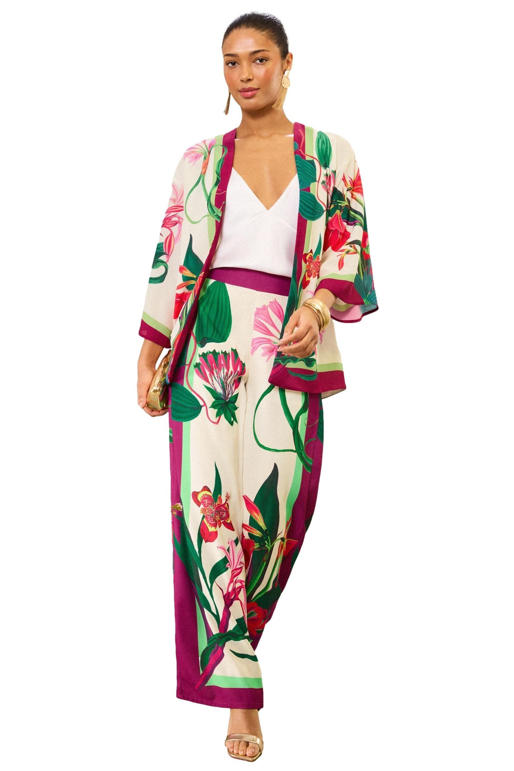 Love & Roses Kimono Love & Roses Kimono, Polyester