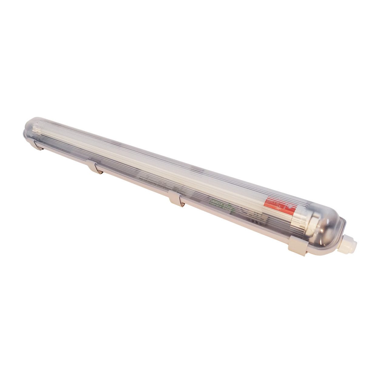 LIGHT&MORE Lichtleiste Feuchtraumleuchte 1-flammig 68 cm 9 W T8, G13, 800, Inkl. Leuchtmittel, Nicht dimmbar nicht Smart Home-fähig ohne Bewegungsmelder