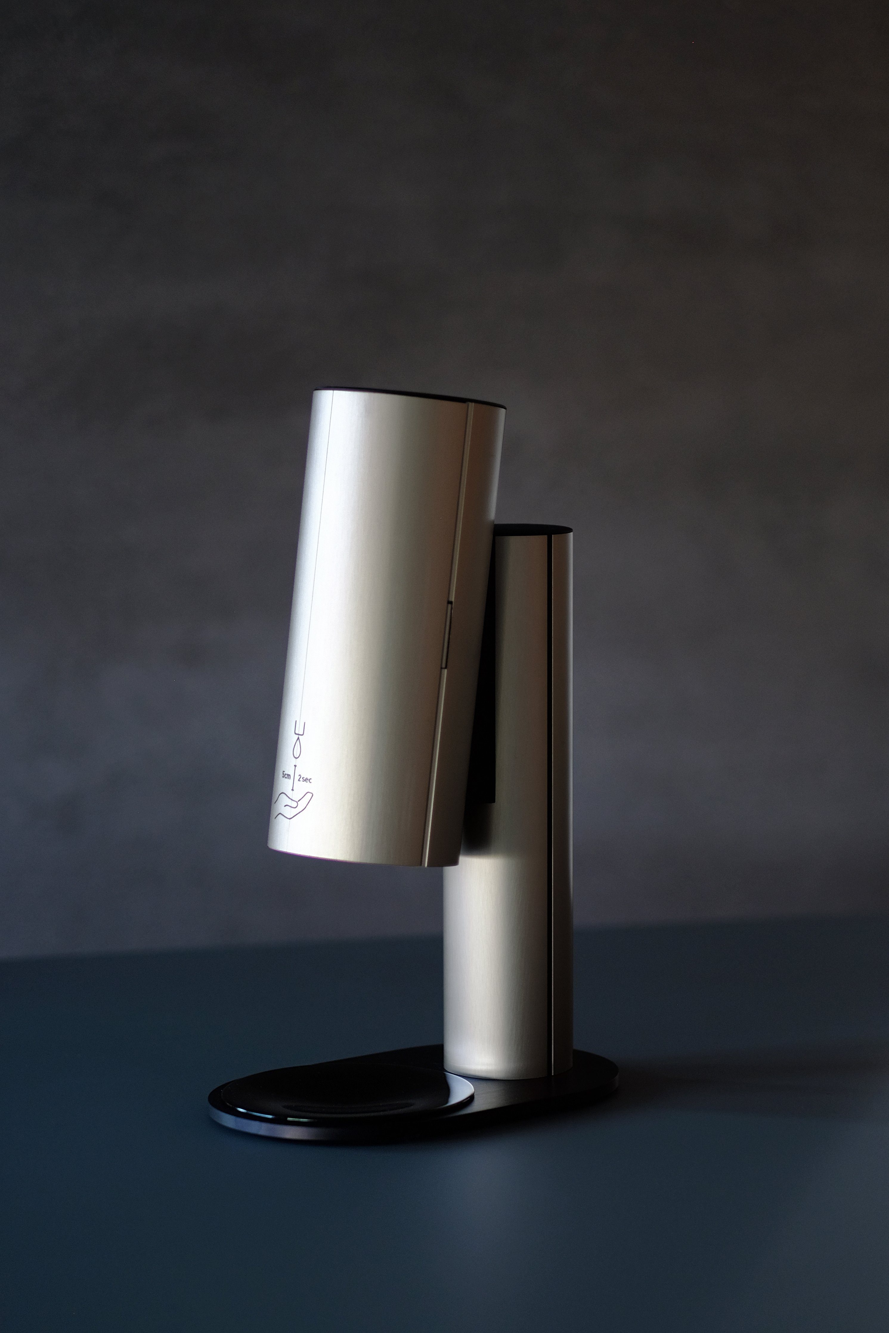 Desinfektionsmittelspender Starmix PureDiCo kabelloser Tisch-Desinfektionsspender mit Sensor und